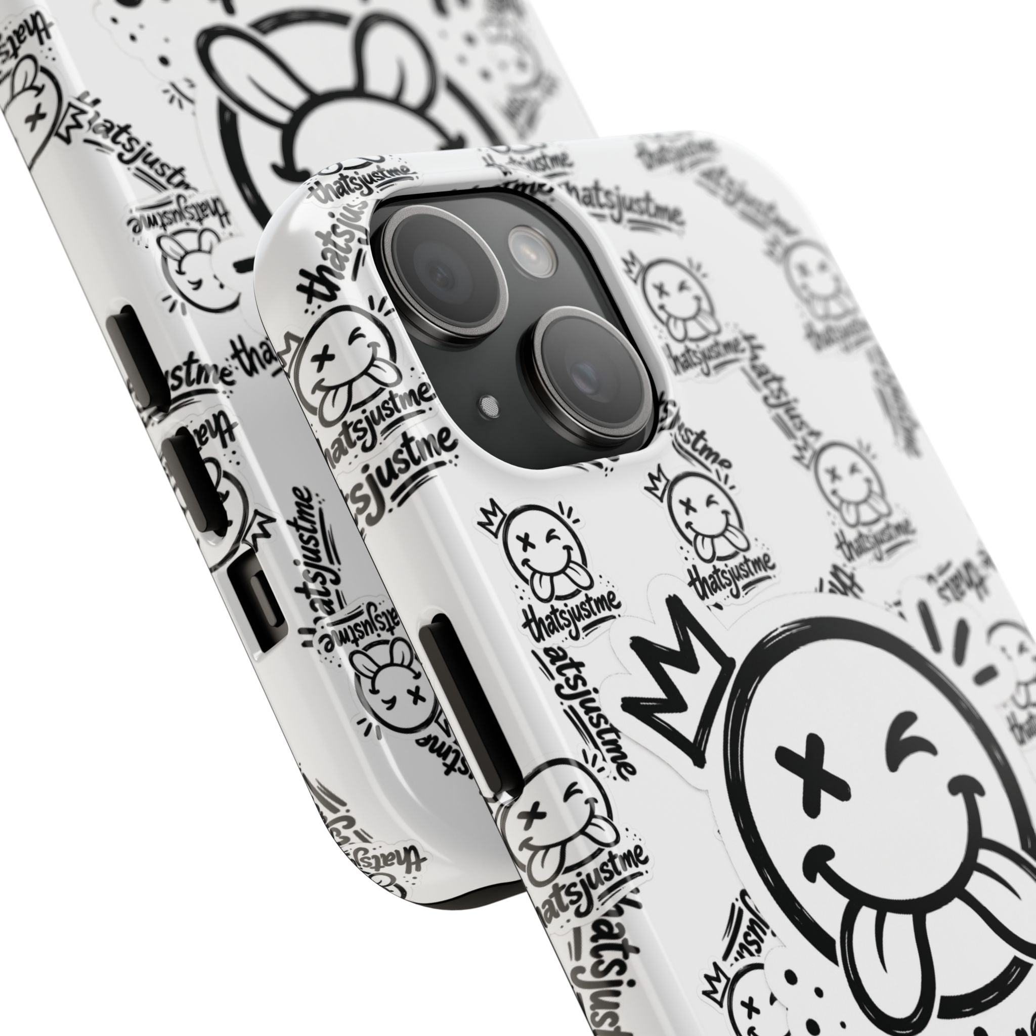 thatsjustme "Overload" Tough Phone Case - White