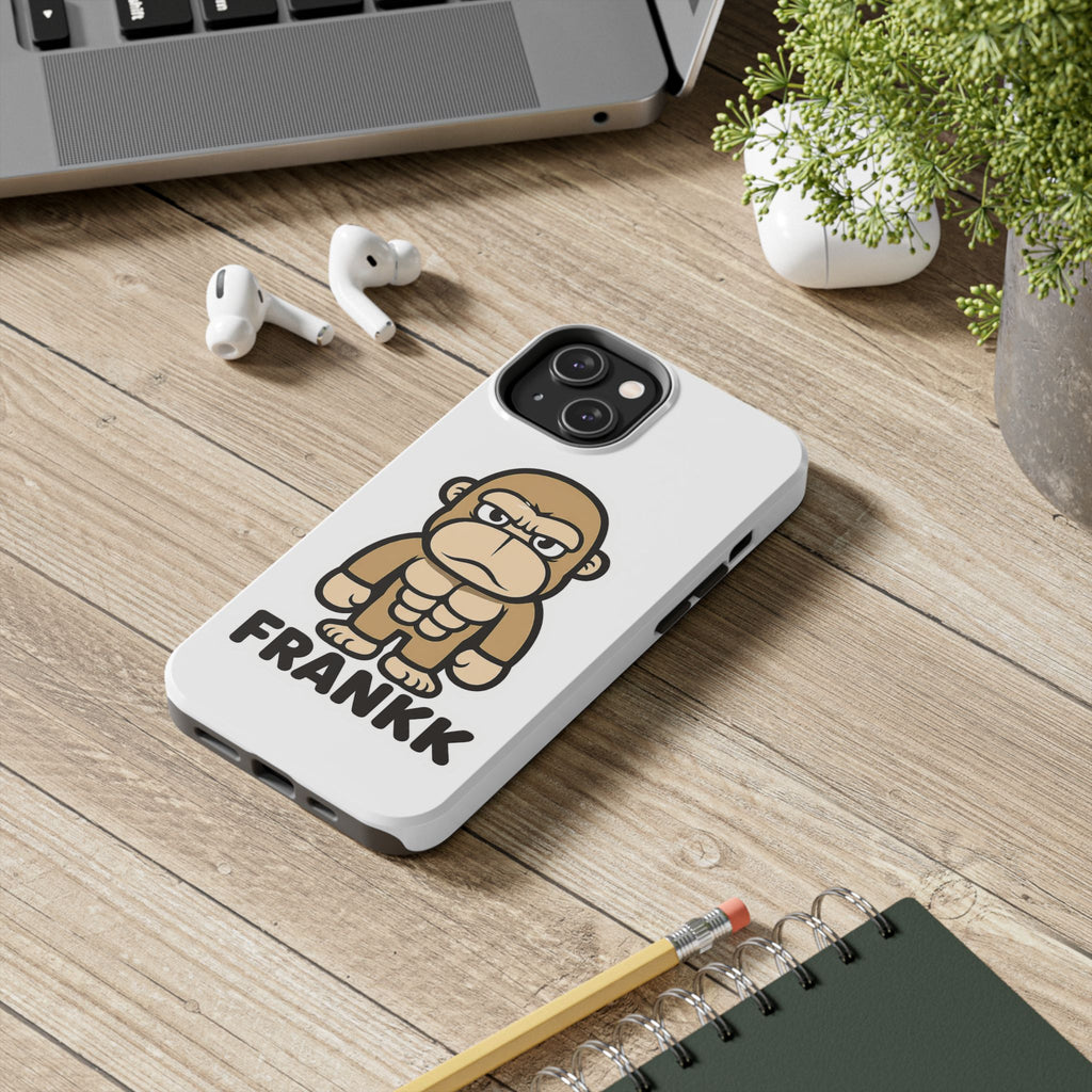 FRANKK The Ape "Essentials" Tough Phone Case - White