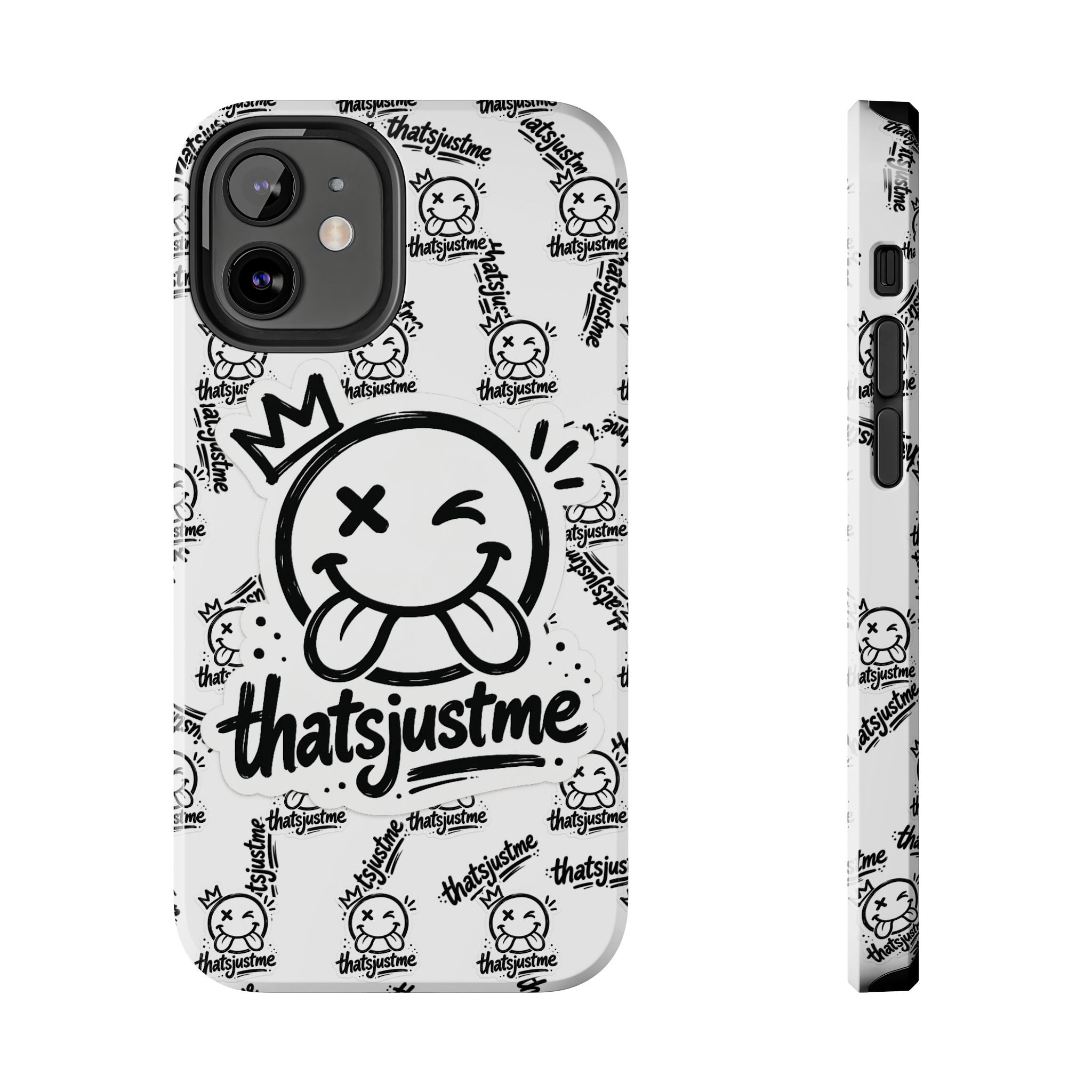 thatsjustme "Overload" Tough Phone Case - White