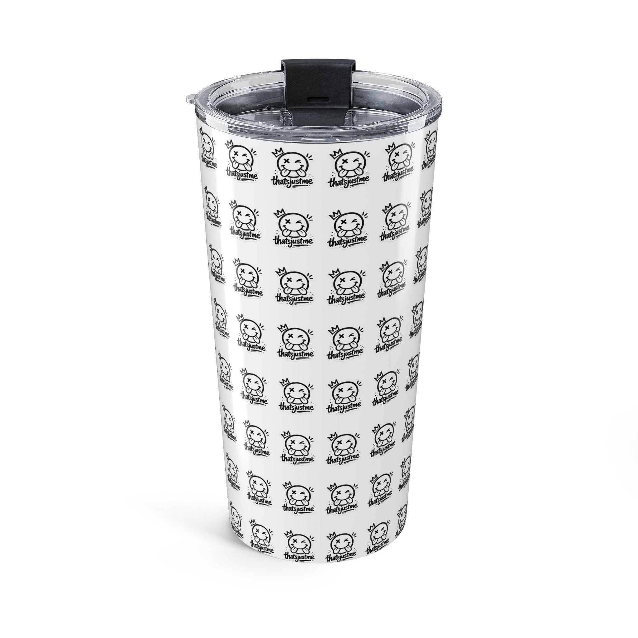 thatsjustme "OG" Crown Smiley 20oz Stainless Tumbler - White