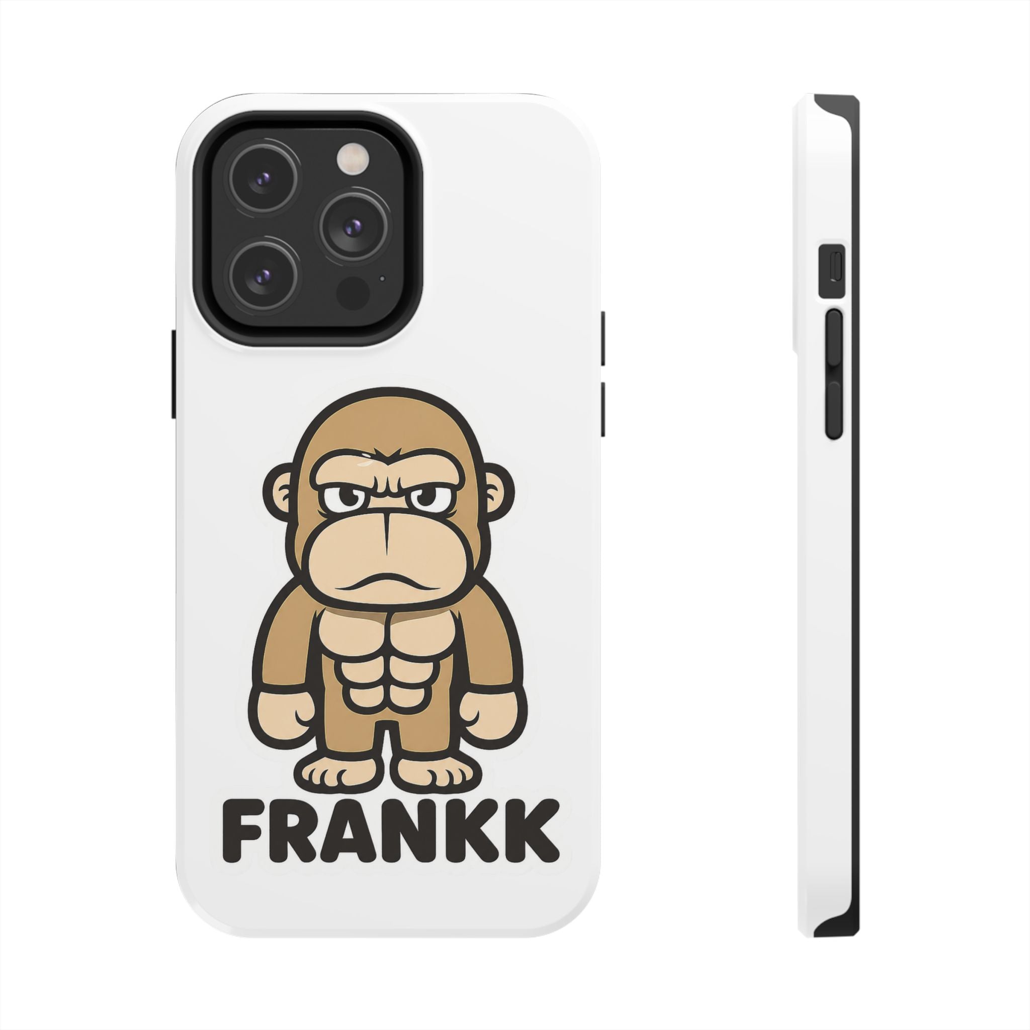 FRANKK The Ape "Essentials" Tough Phone Case - White