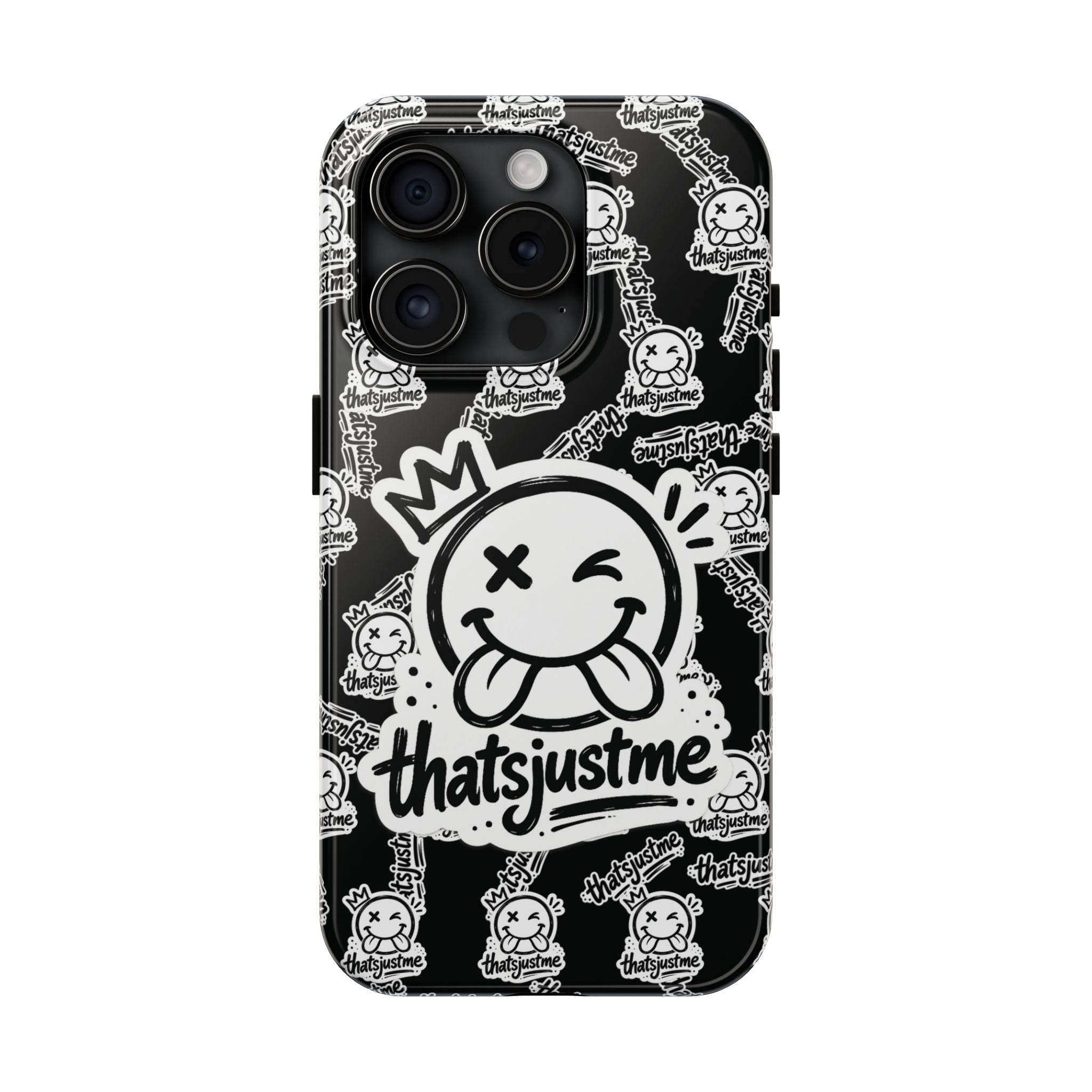 thatsjustme "Overload" Tough Phone Case - Black