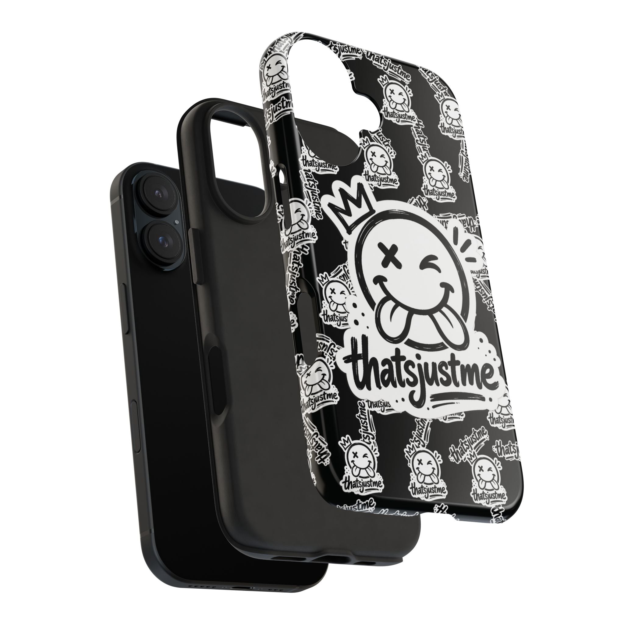 thatsjustme "Overload" Tough Phone Case - Black