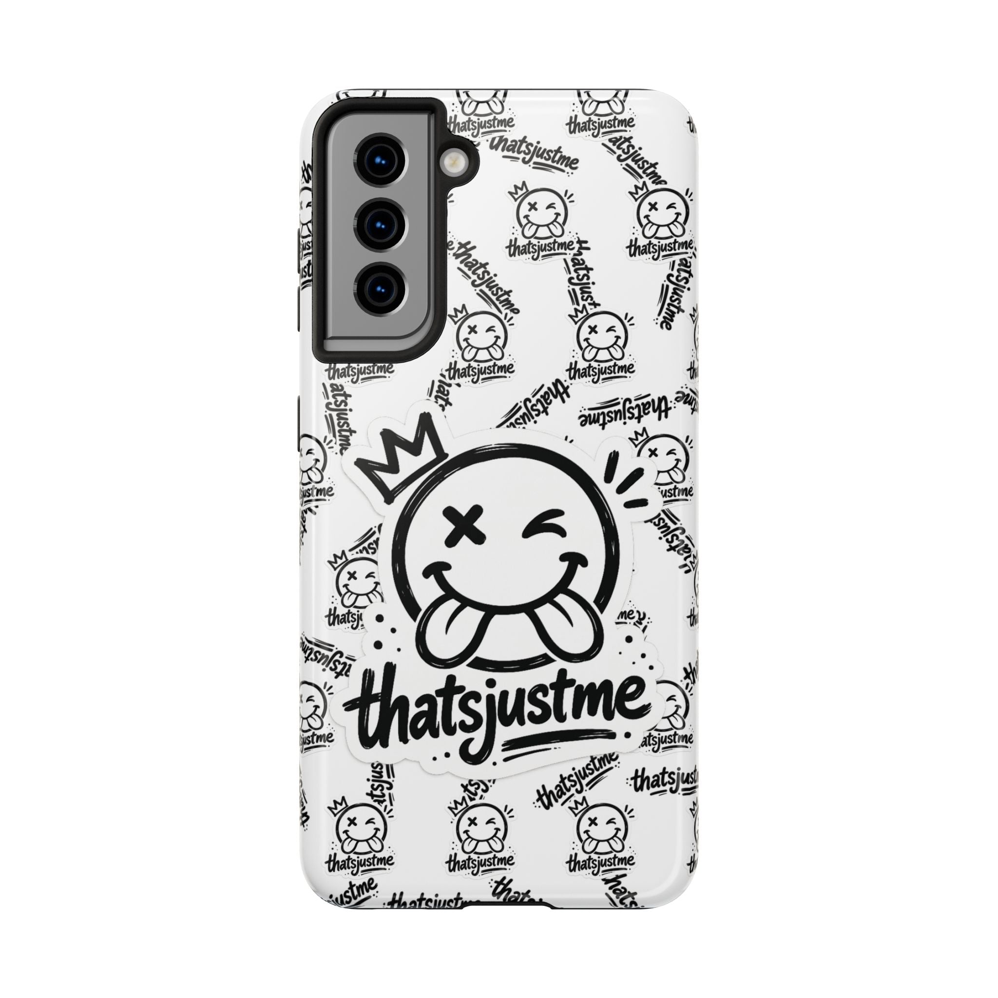 thatsjustme "Overload" Tough Phone Case - White
