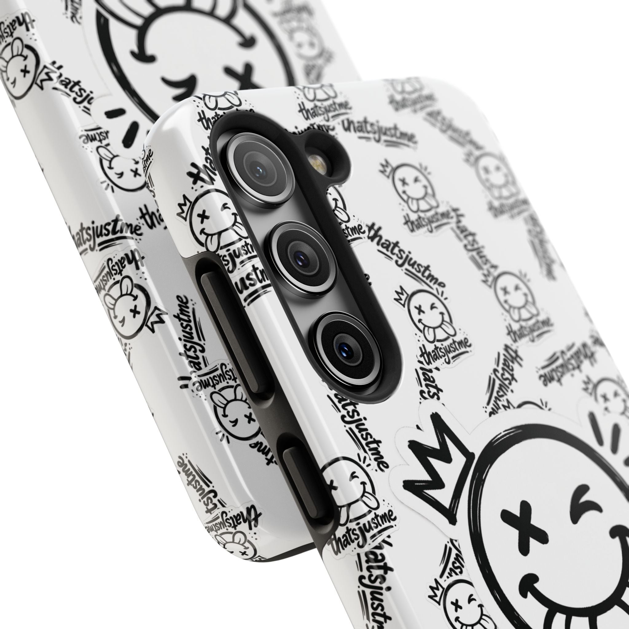 thatsjustme "Overload" Tough Phone Case - White