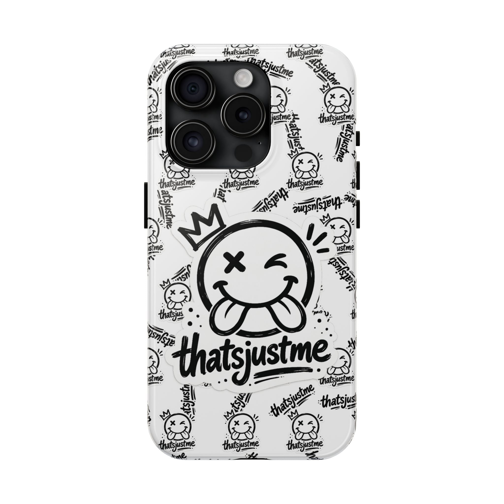 thatsjustme "Overload" Tough Phone Case - White