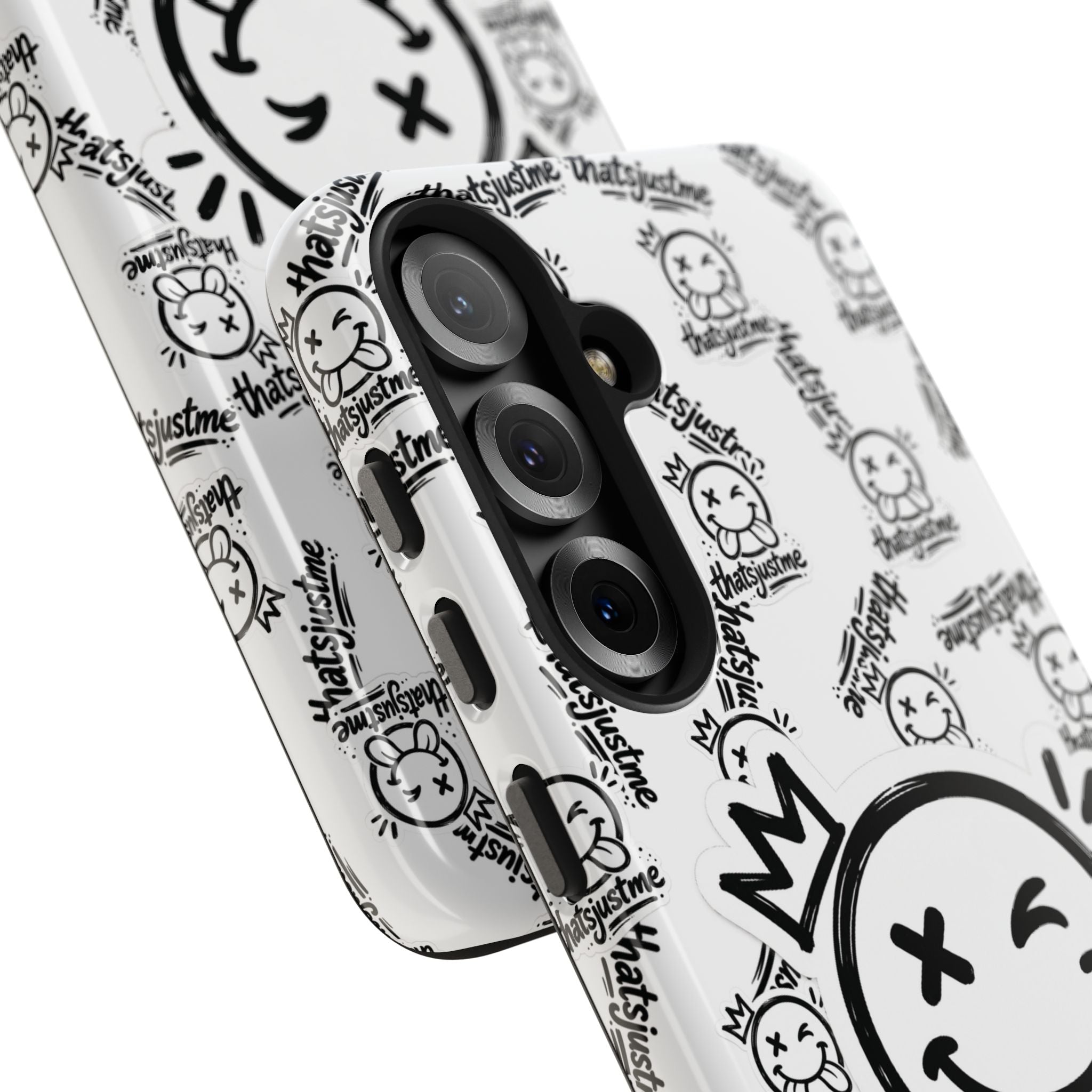 thatsjustme "Overload" Tough Phone Case - White