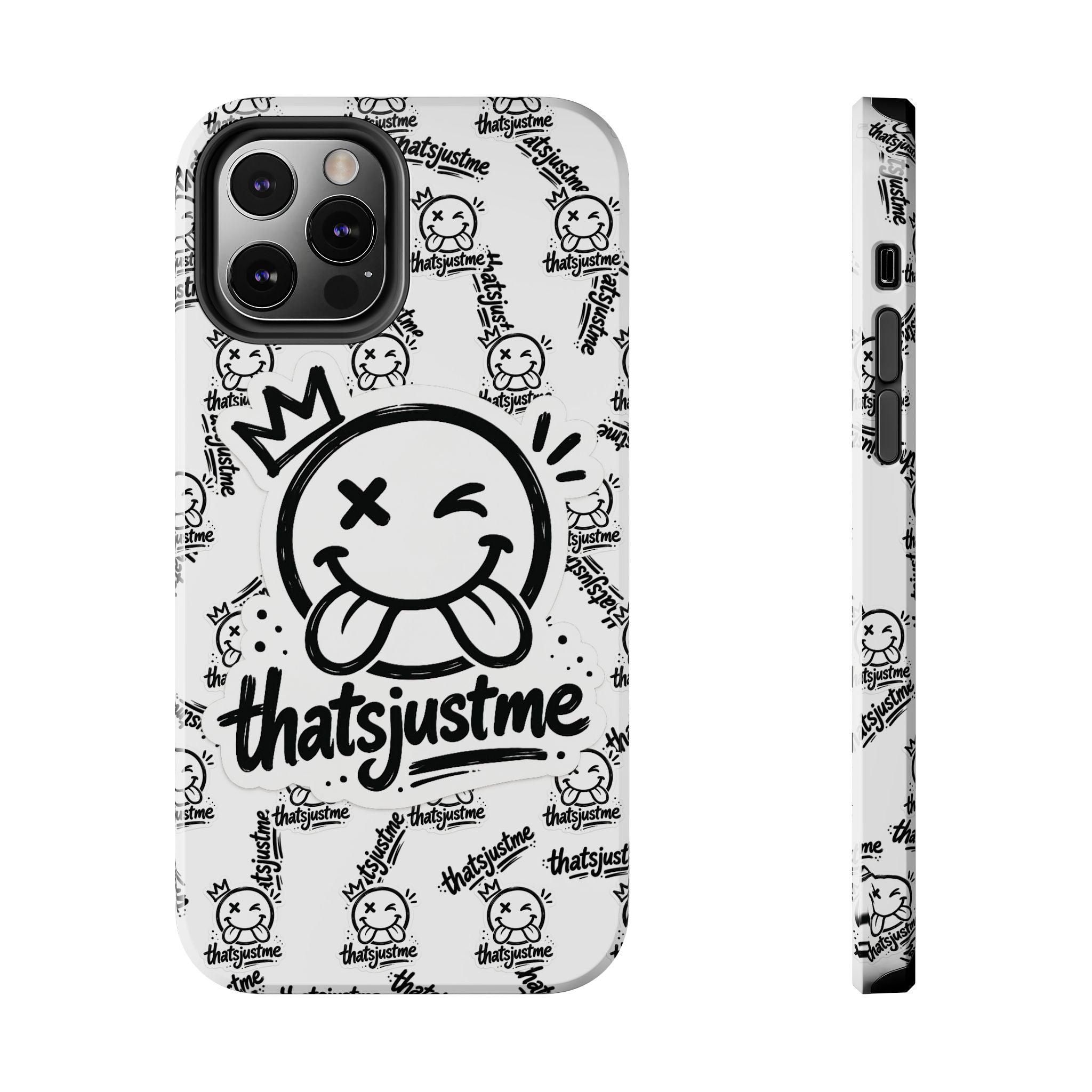 thatsjustme "Overload" Tough Phone Case - White