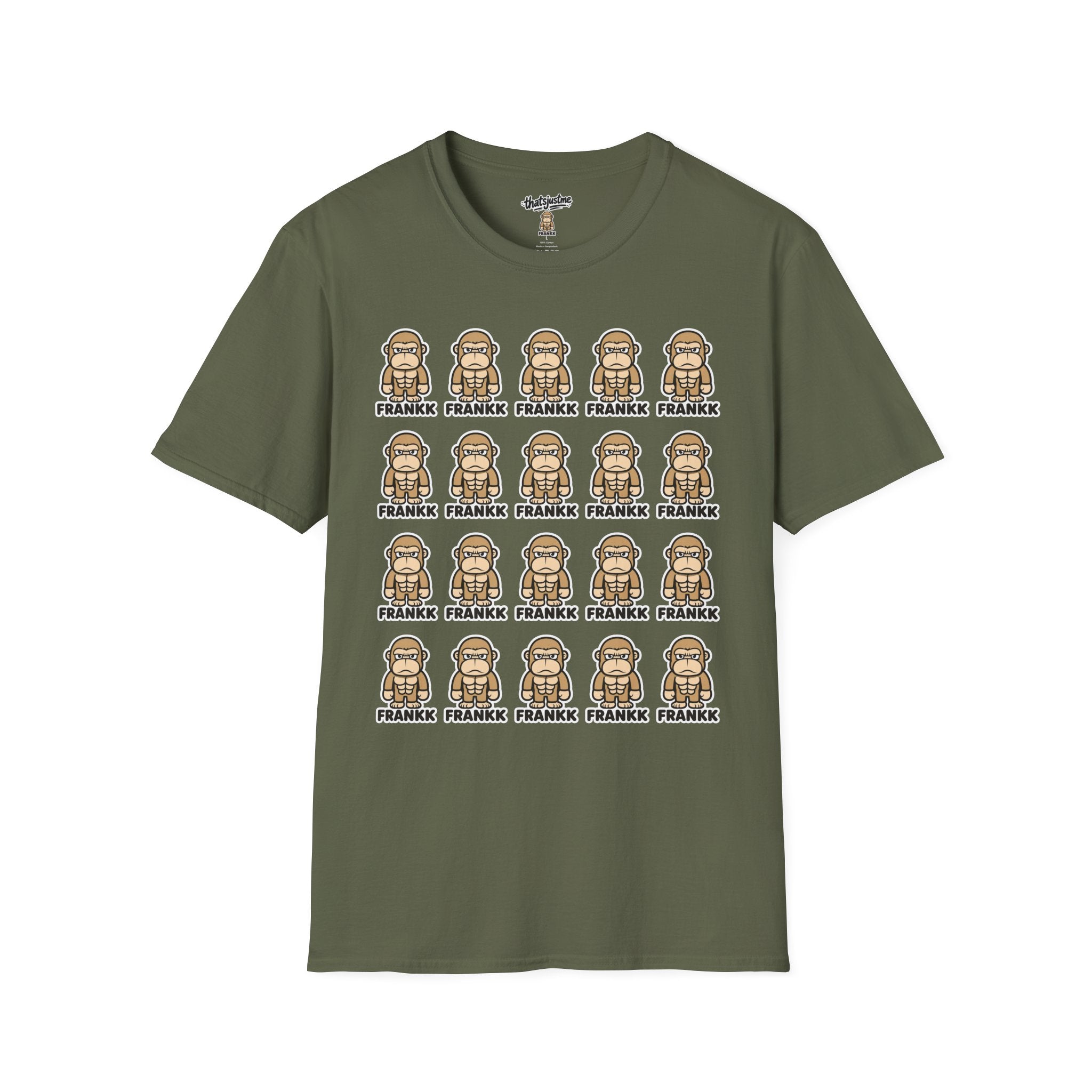 FRANKK The Ape Repeated "Essentials" Graphic Tee - Unisex T-Shirt