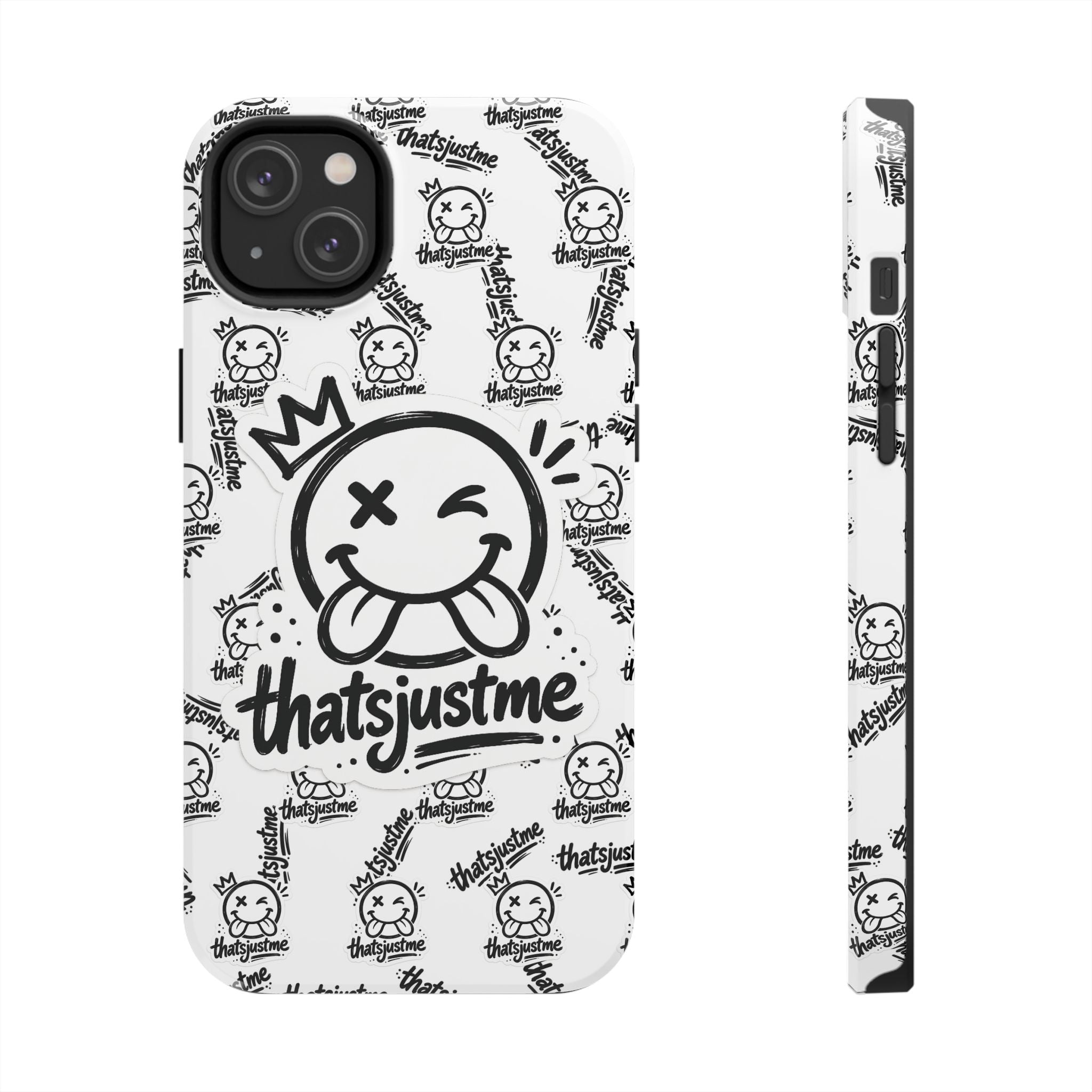 thatsjustme "Overload" Tough Phone Case - White