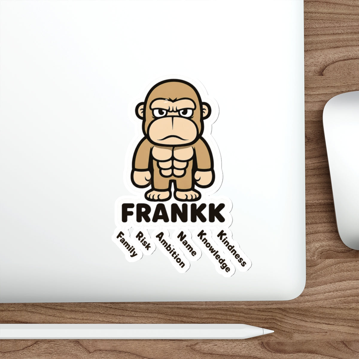 FRANKK The Ape "Acronym" - Die-Cut Sticker