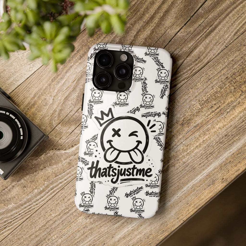 thatsjustme "Overload" Tough Phone Case - White