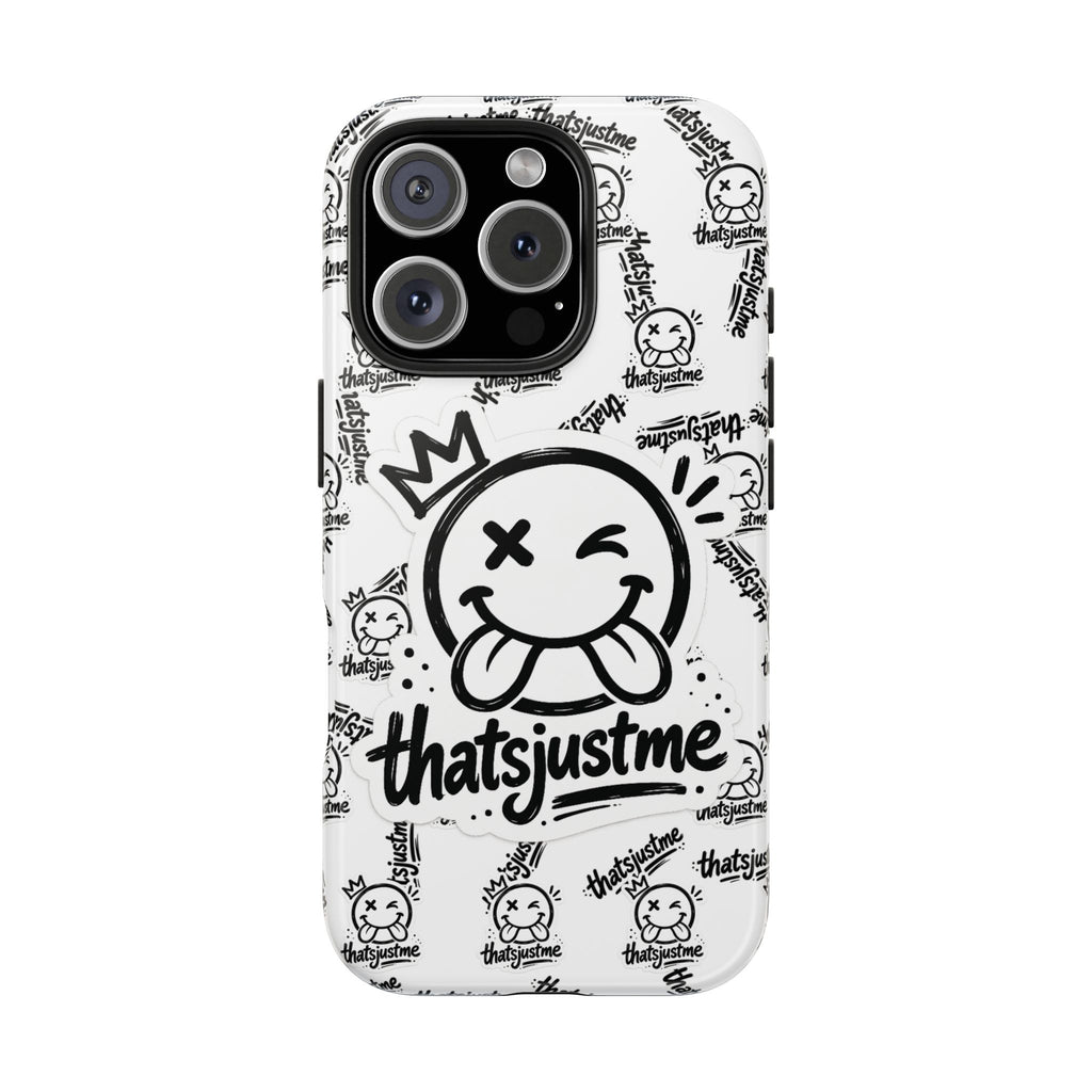thatsjustme "Overload" Tough Phone Case - White