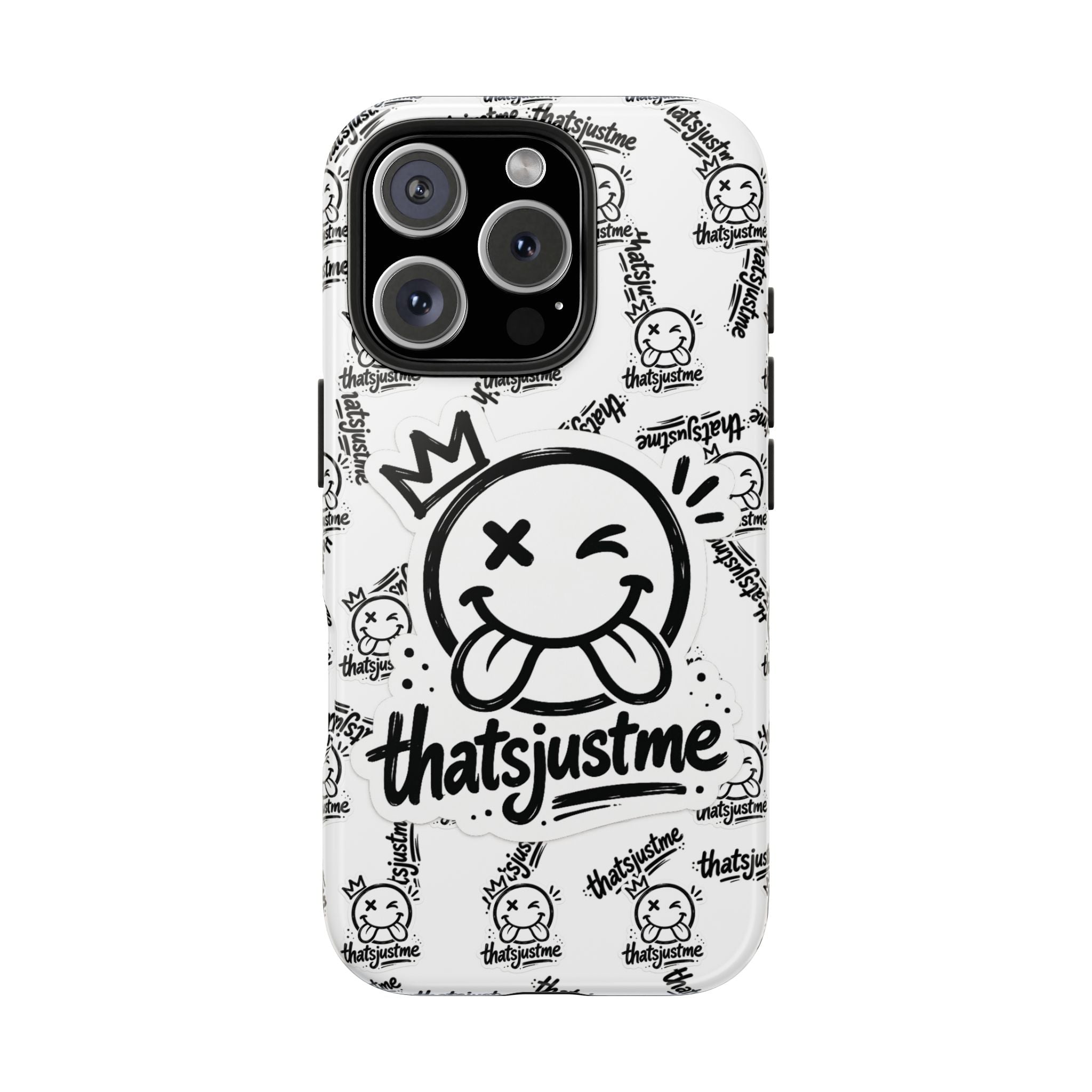 thatsjustme "Overload" Tough Phone Case - White