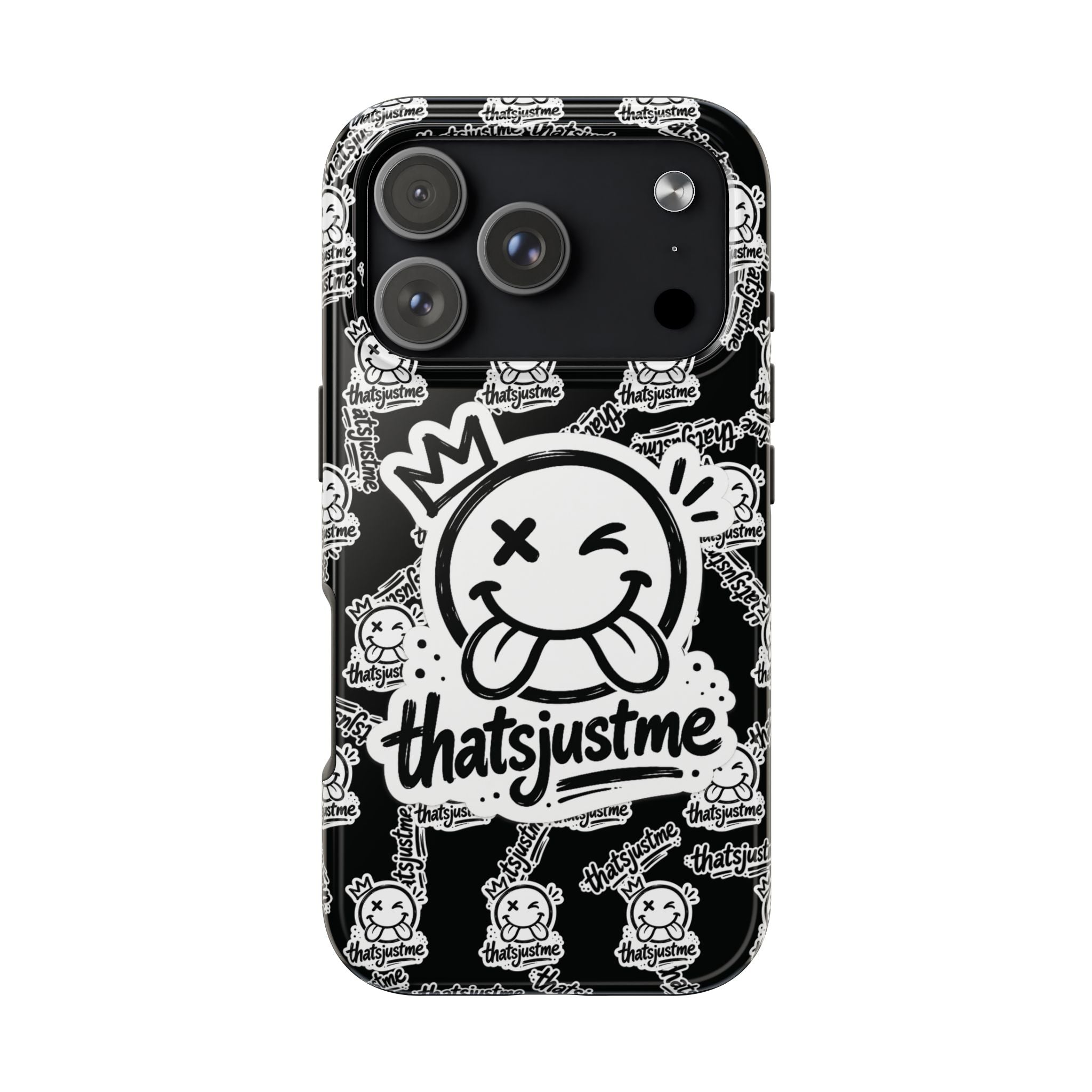 thatsjustme "Overload" Tough Phone Case - Black