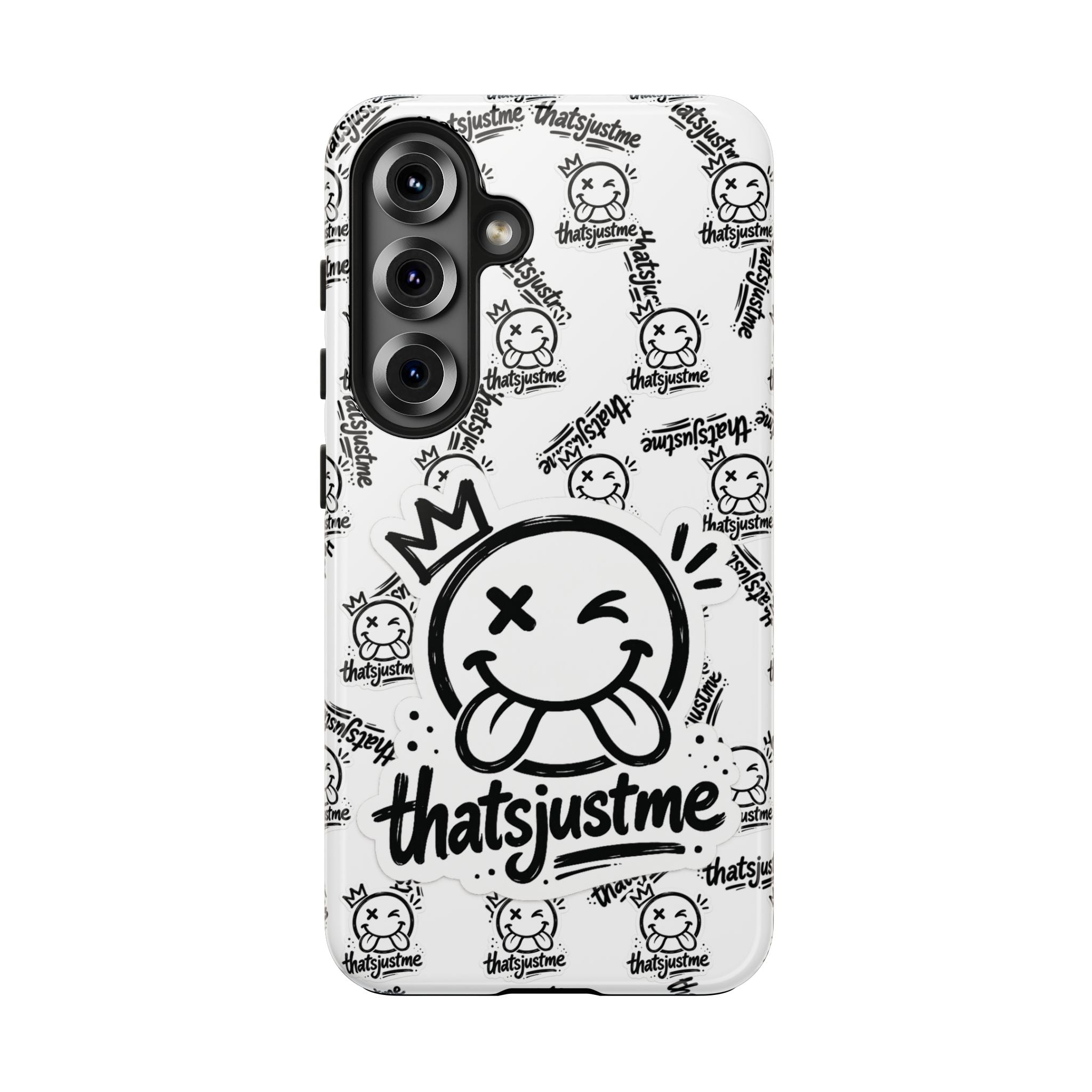 thatsjustme "Overload" Tough Phone Case - White