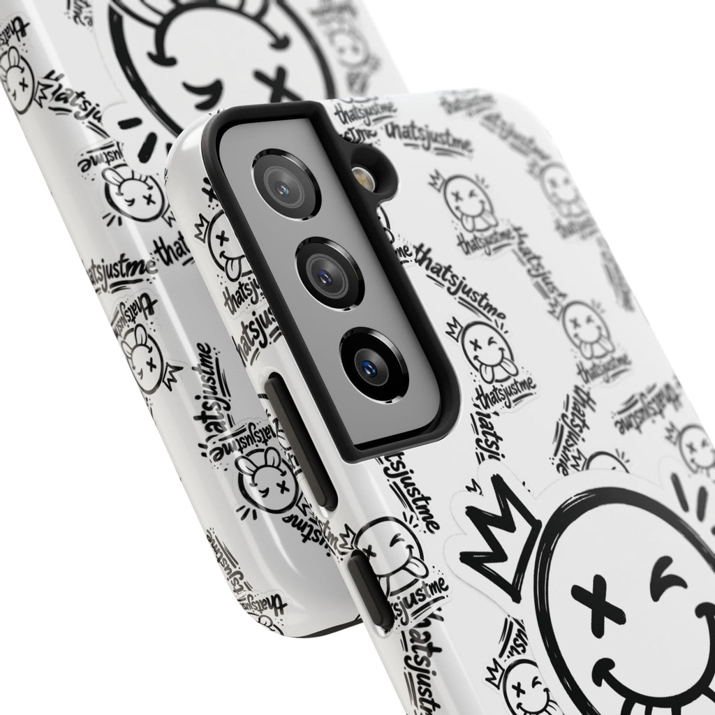 thatsjustme "Overload" Tough Phone Case - White