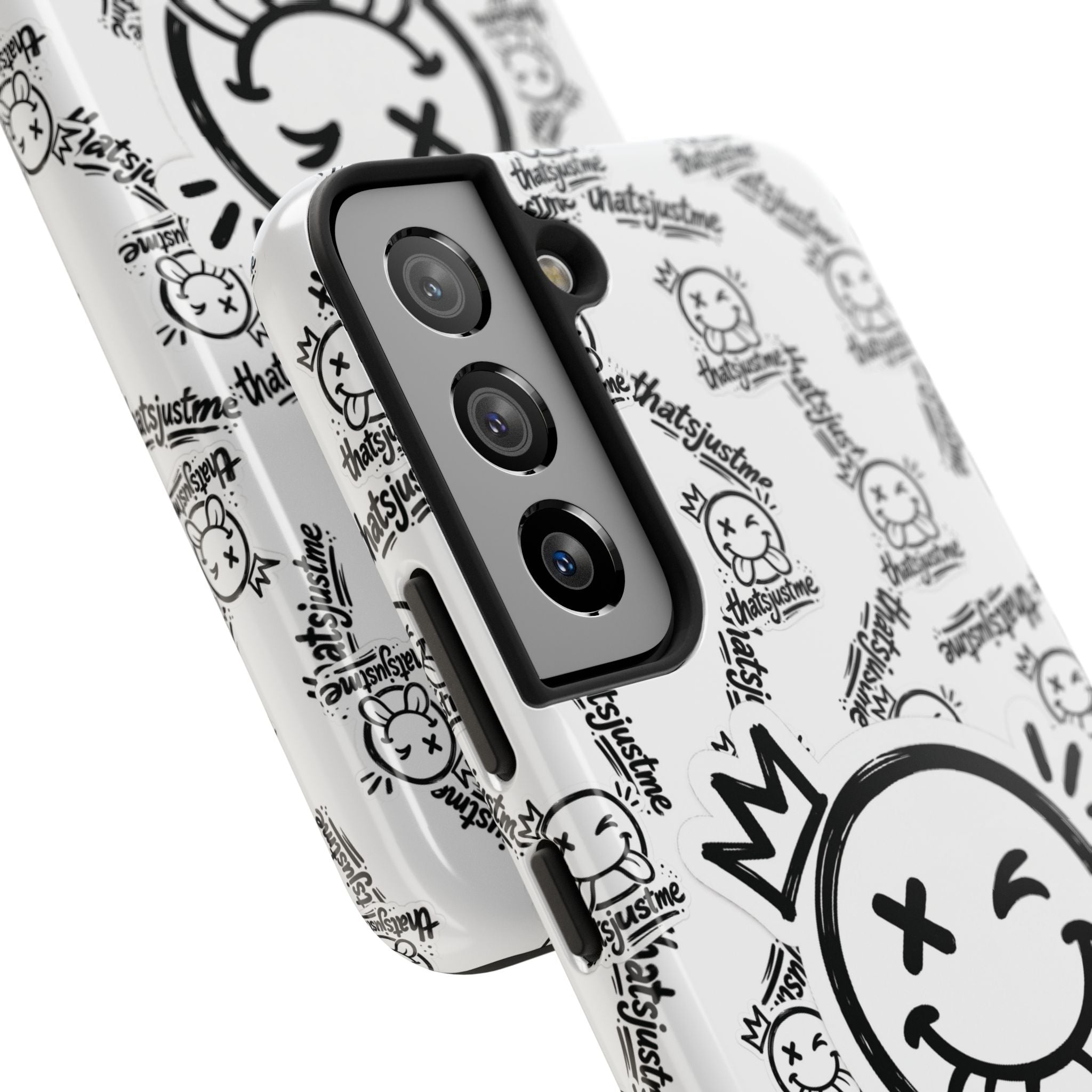 thatsjustme "Overload" Tough Phone Case - White