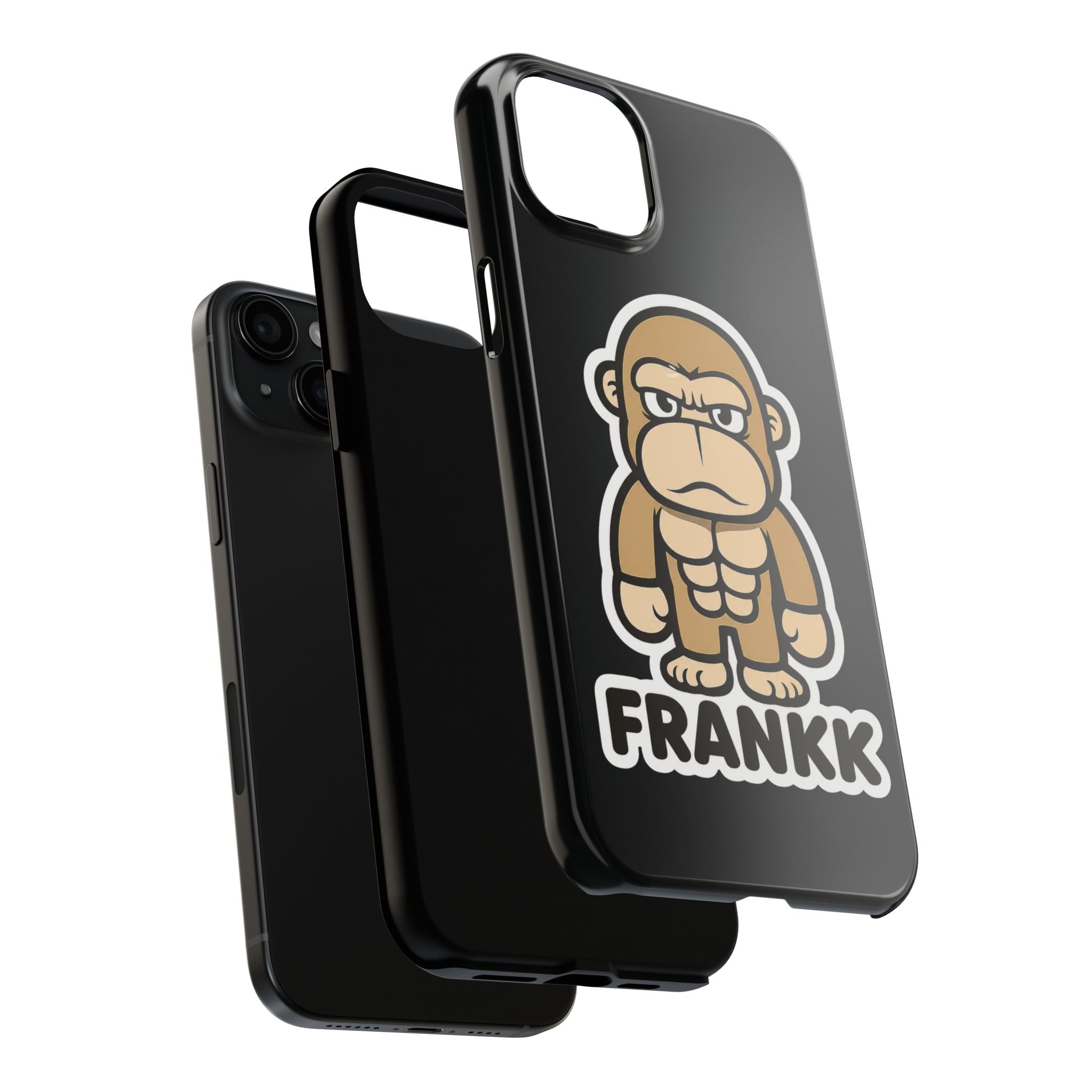 FRANKK The Ape "Essentials" Tough Phone Case - Black
