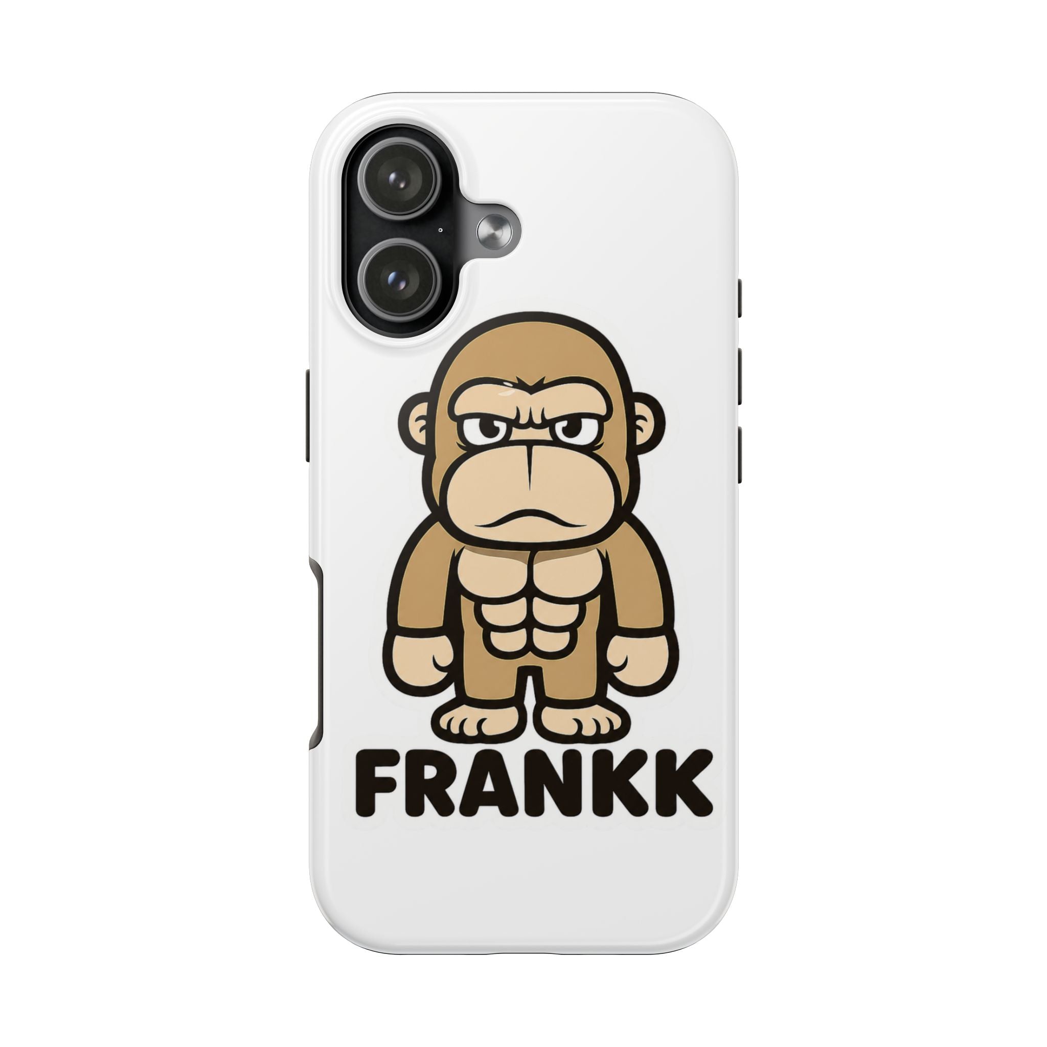 FRANKK The Ape "Essentials" Tough Phone Case - White