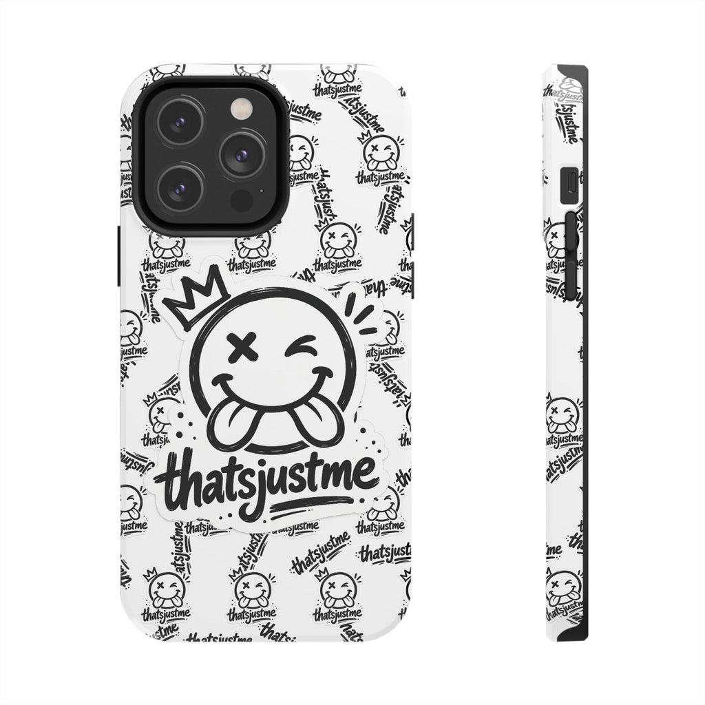 thatsjustme "Overload" Tough Phone Case - White