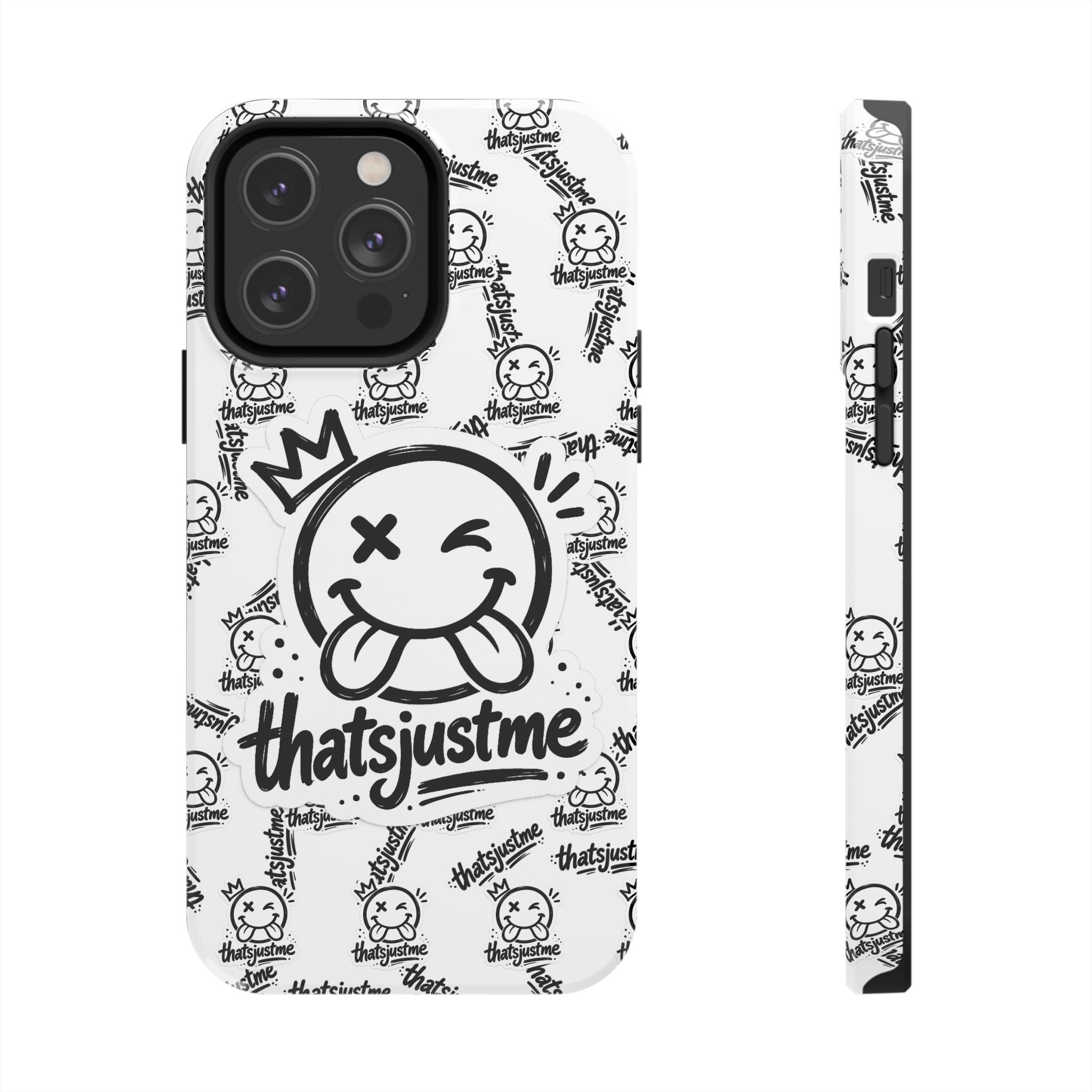 thatsjustme "Overload" Tough Phone Case - White