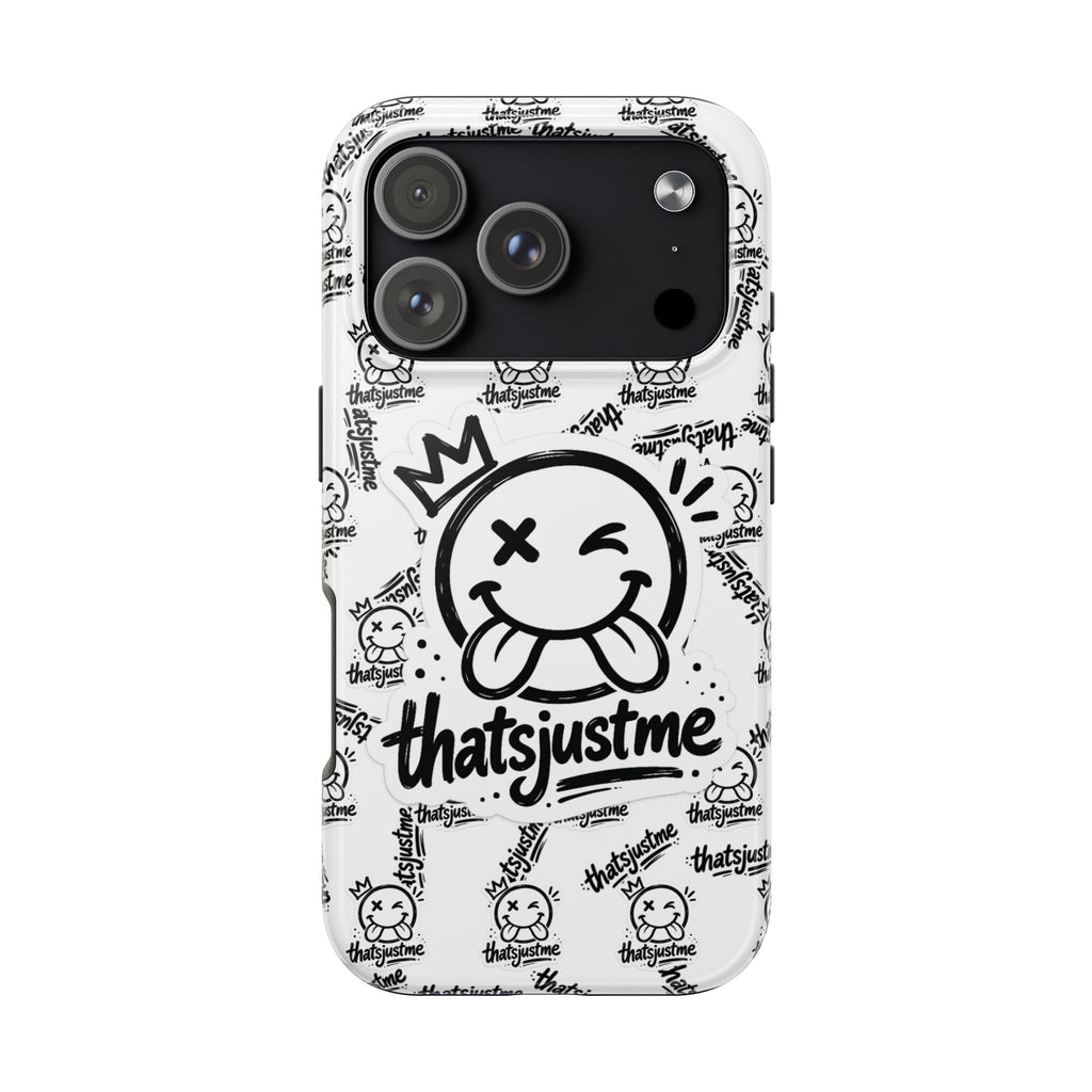 thatsjustme "Overload" Tough Phone Case - White