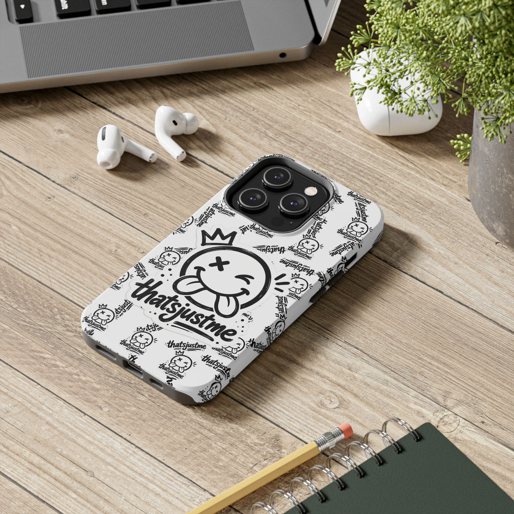 thatsjustme "Overload" Tough Phone Case - White