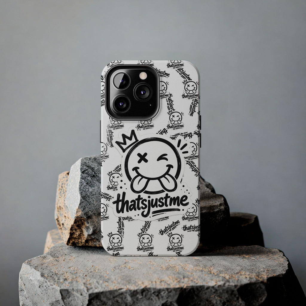 thatsjustme "Overload" Tough Phone Case - White