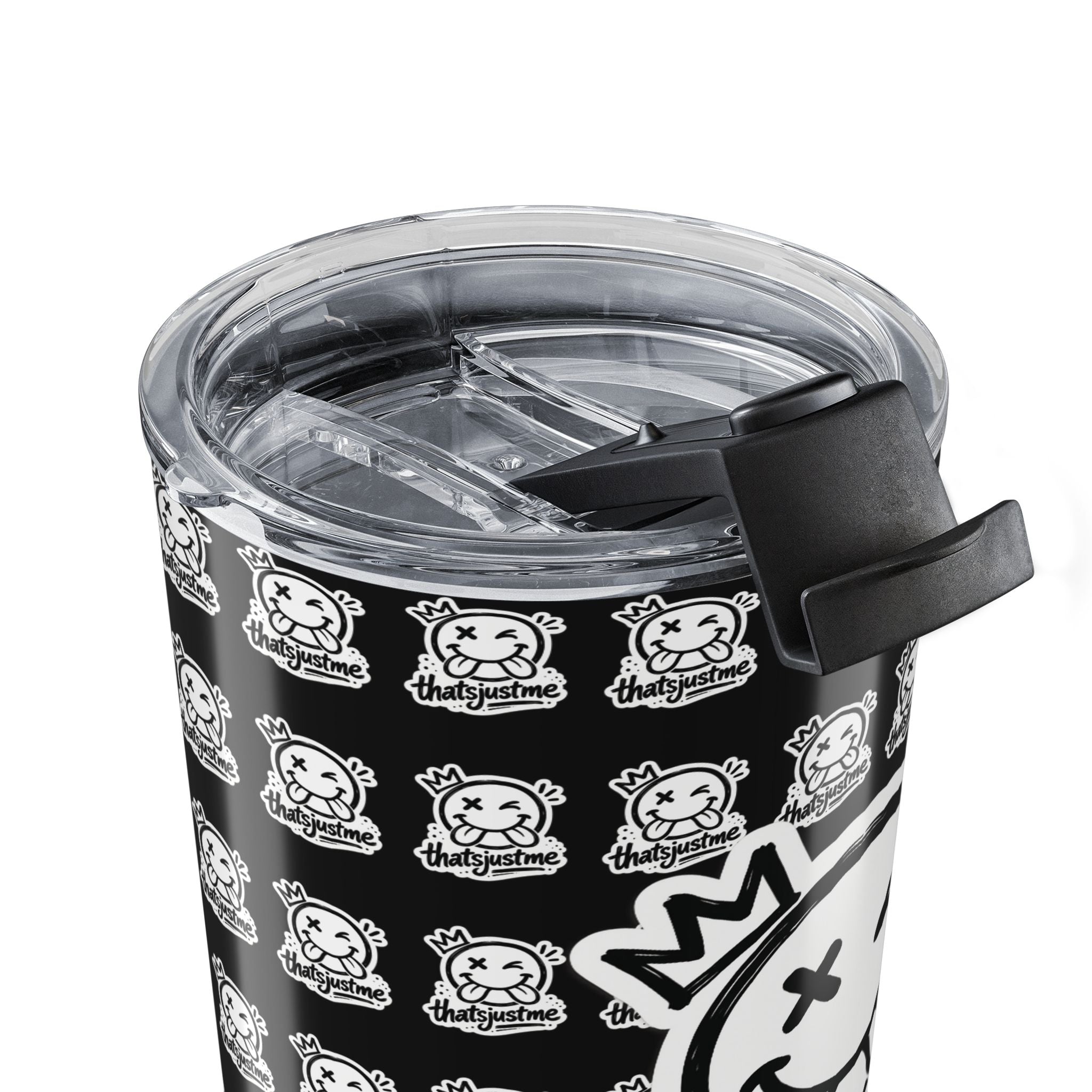 thatsjustme "OG" Crown Smiley 20oz Stainless Tumbler - Black