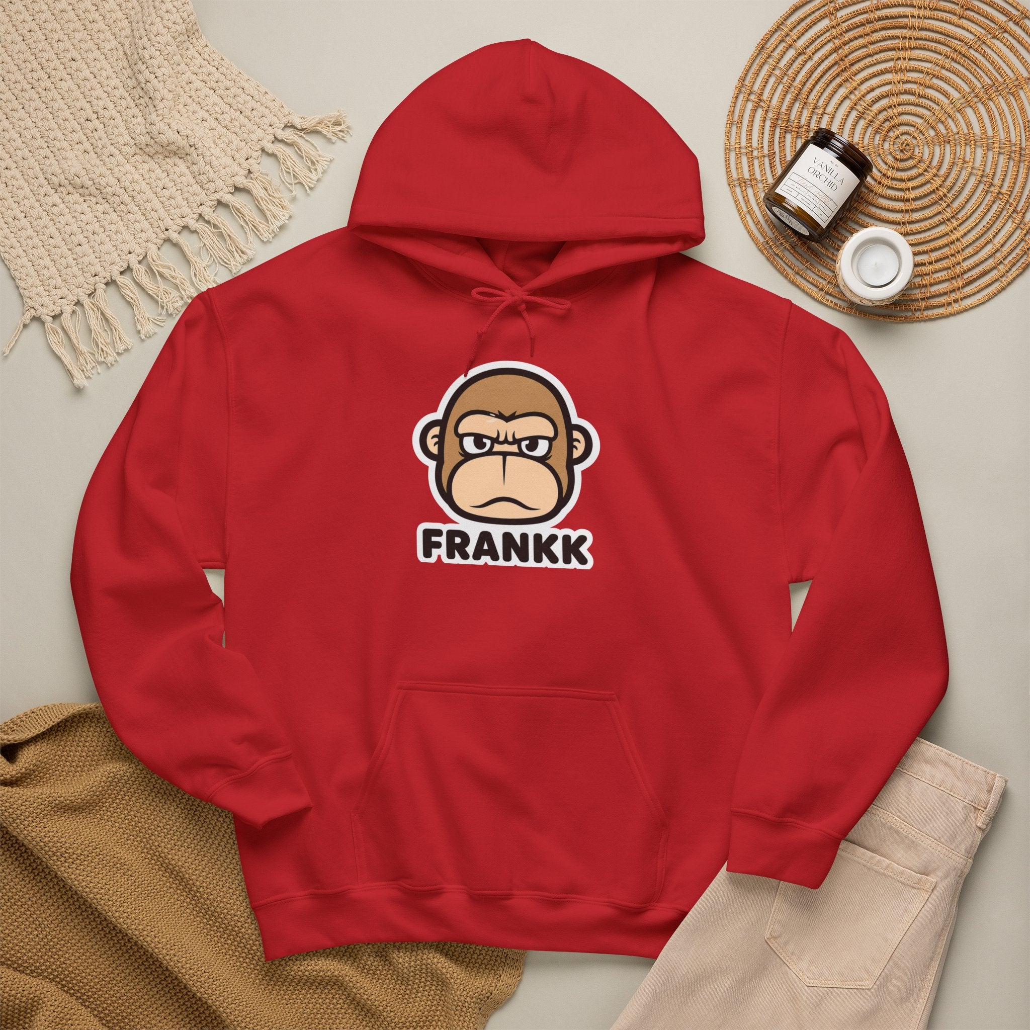 FRANKK The Ape "Essentials" Hoodie –  Unisex Sweatshirt