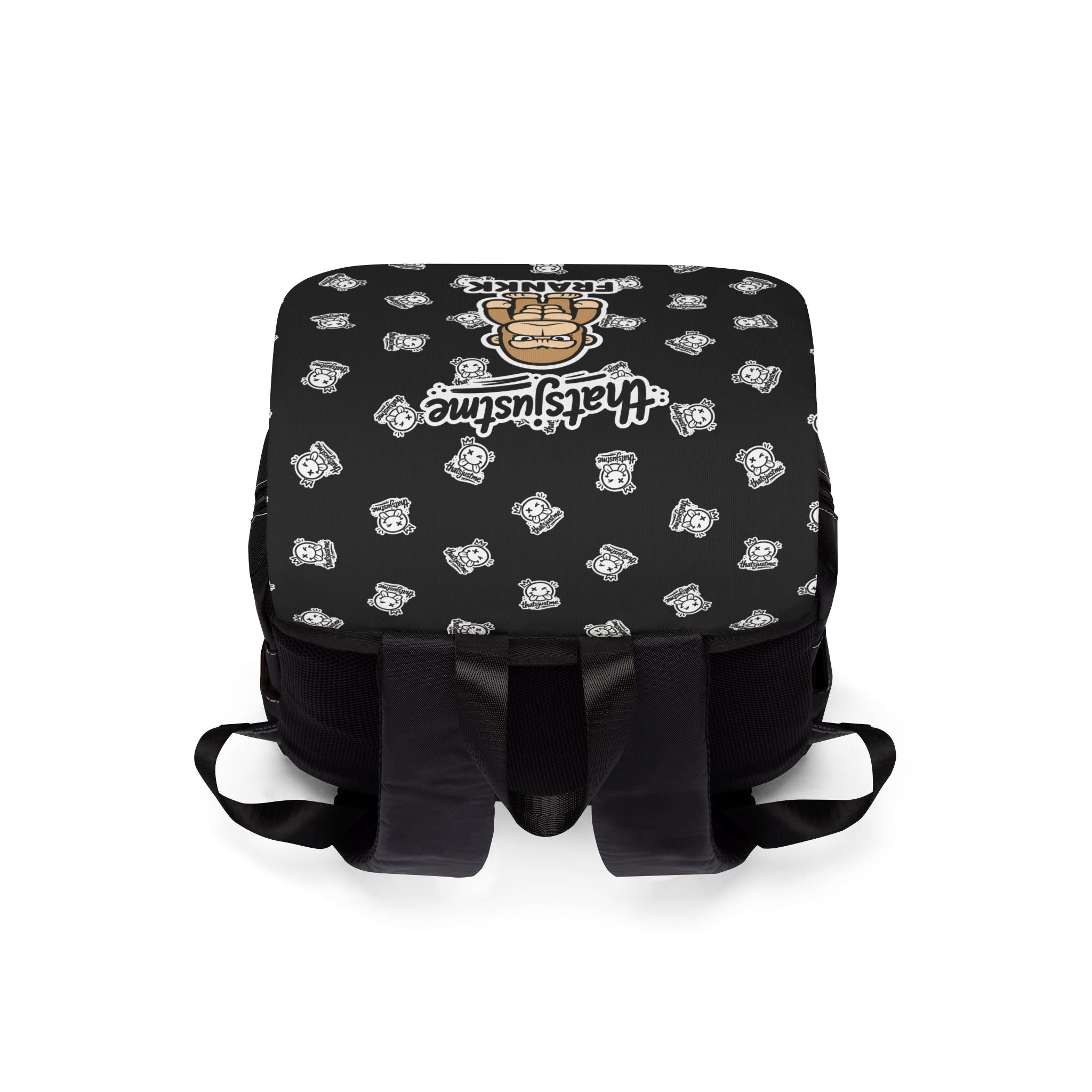 "Limited Edition" thatsjustme & FRANKK The Ape "OG" Backpack — Casual Shoulder Daypack