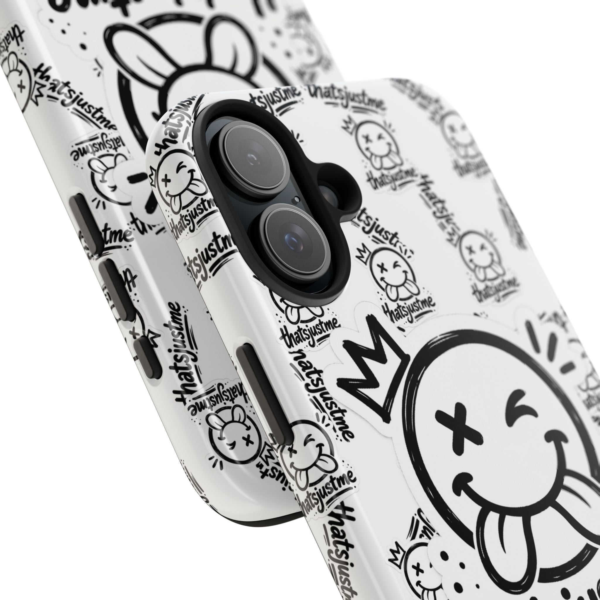 thatsjustme "Overload" Tough Phone Case - White