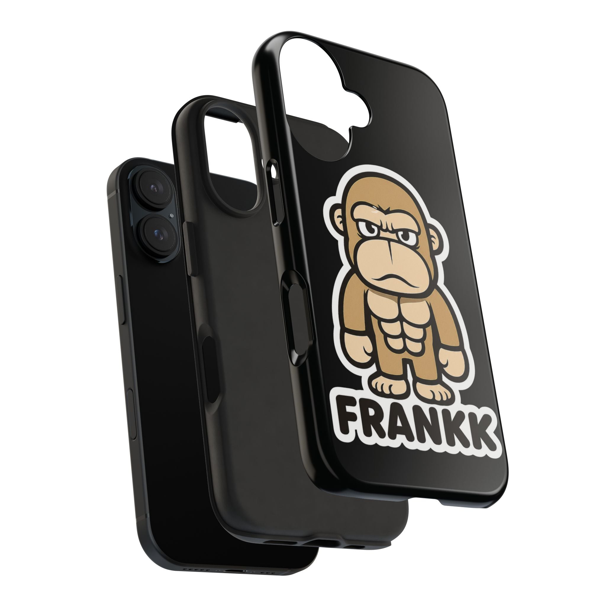 FRANKK The Ape "Essentials" Tough Phone Case - Black