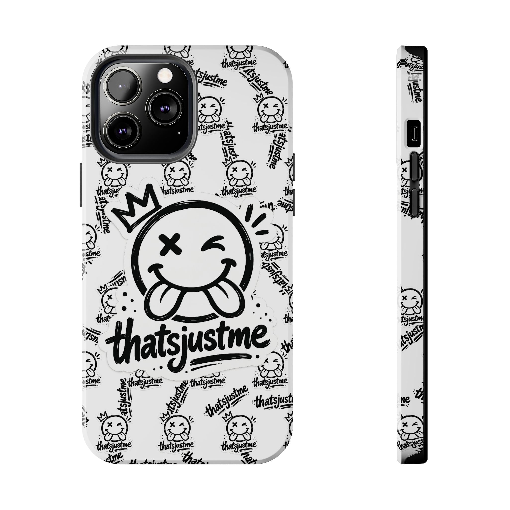 thatsjustme "Overload" Tough Phone Case - White