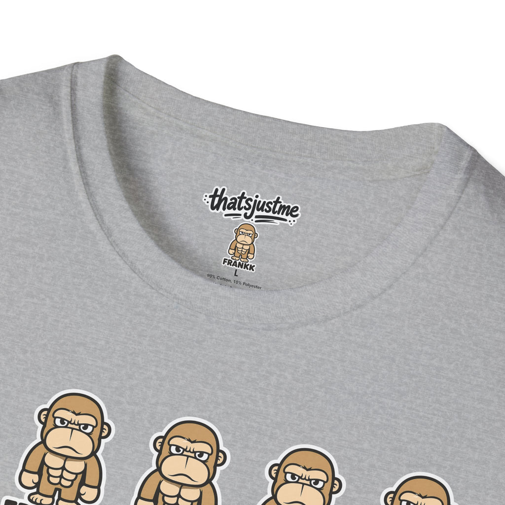 FRANKK The Ape Repeated "Essentials" Graphic Tee - Unisex T-Shirt