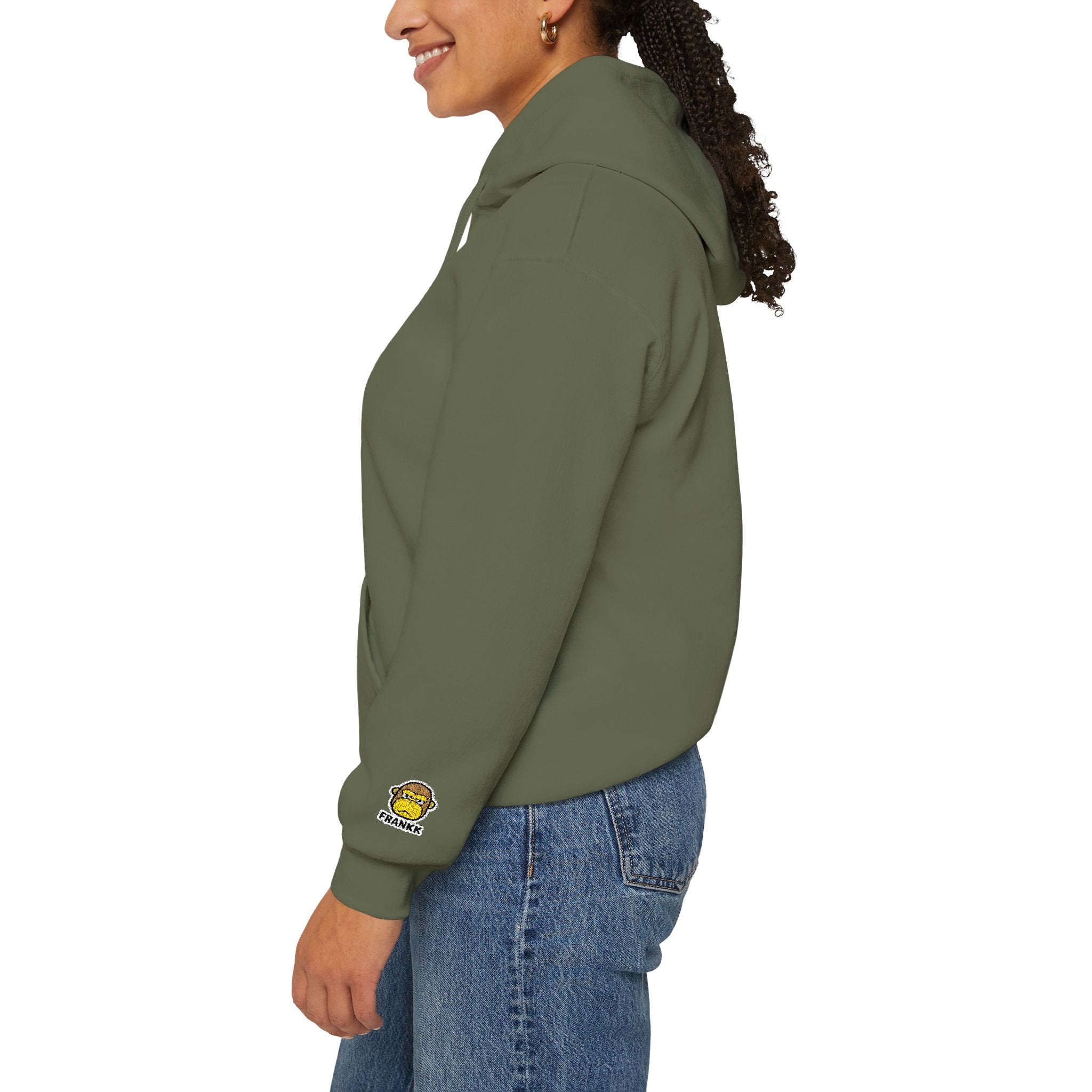 FRANKK The Ape "Essentials" Embroidered Hoodie - Unisex Sweatshirt