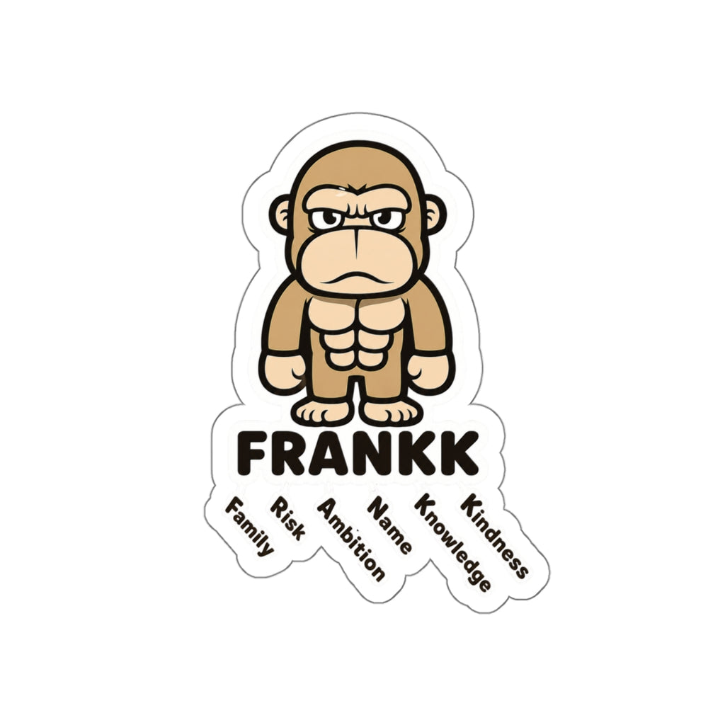 FRANKK The Ape "Acronym" - Die-Cut Sticker