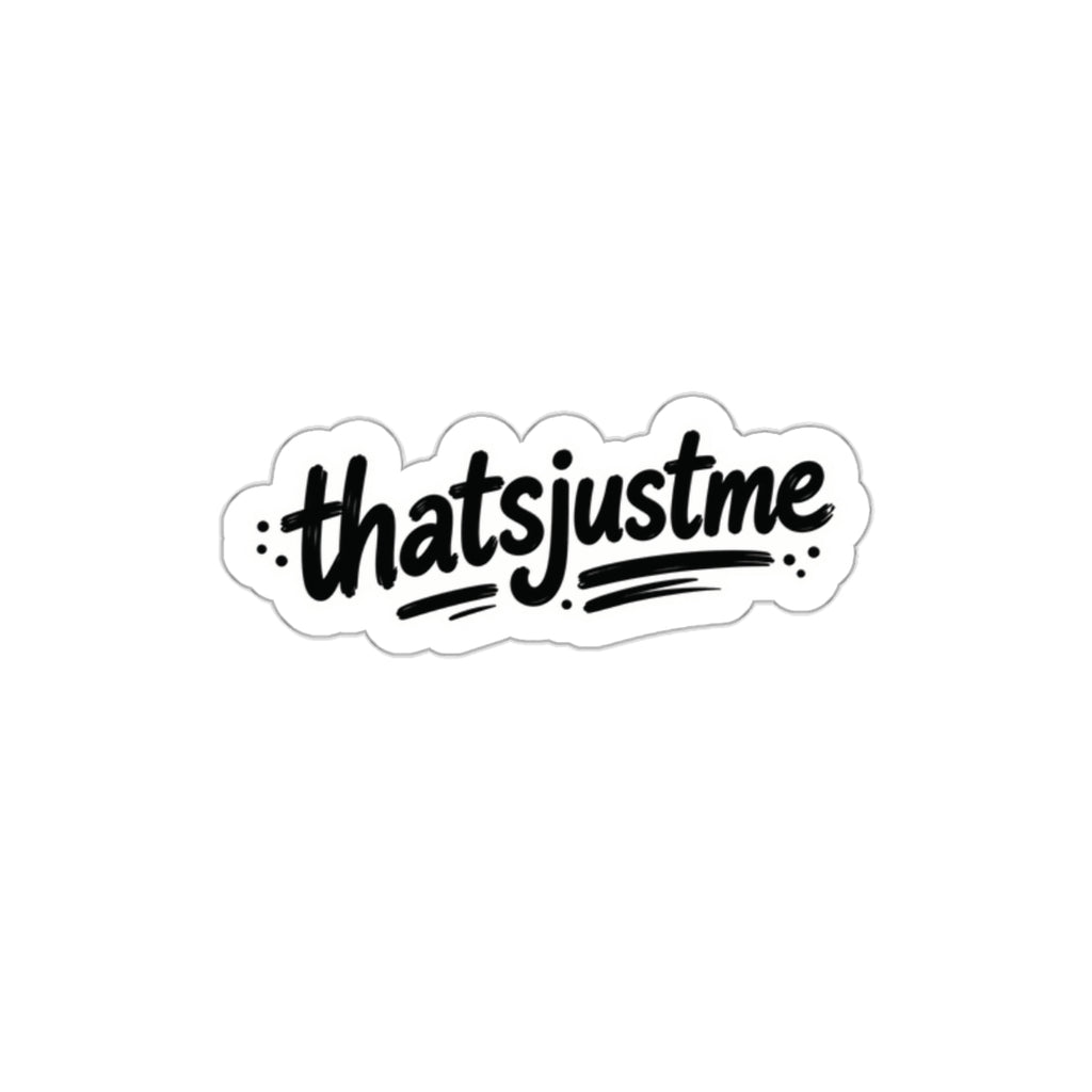 thatsjustme "OG" Text - Die Cut Sticker