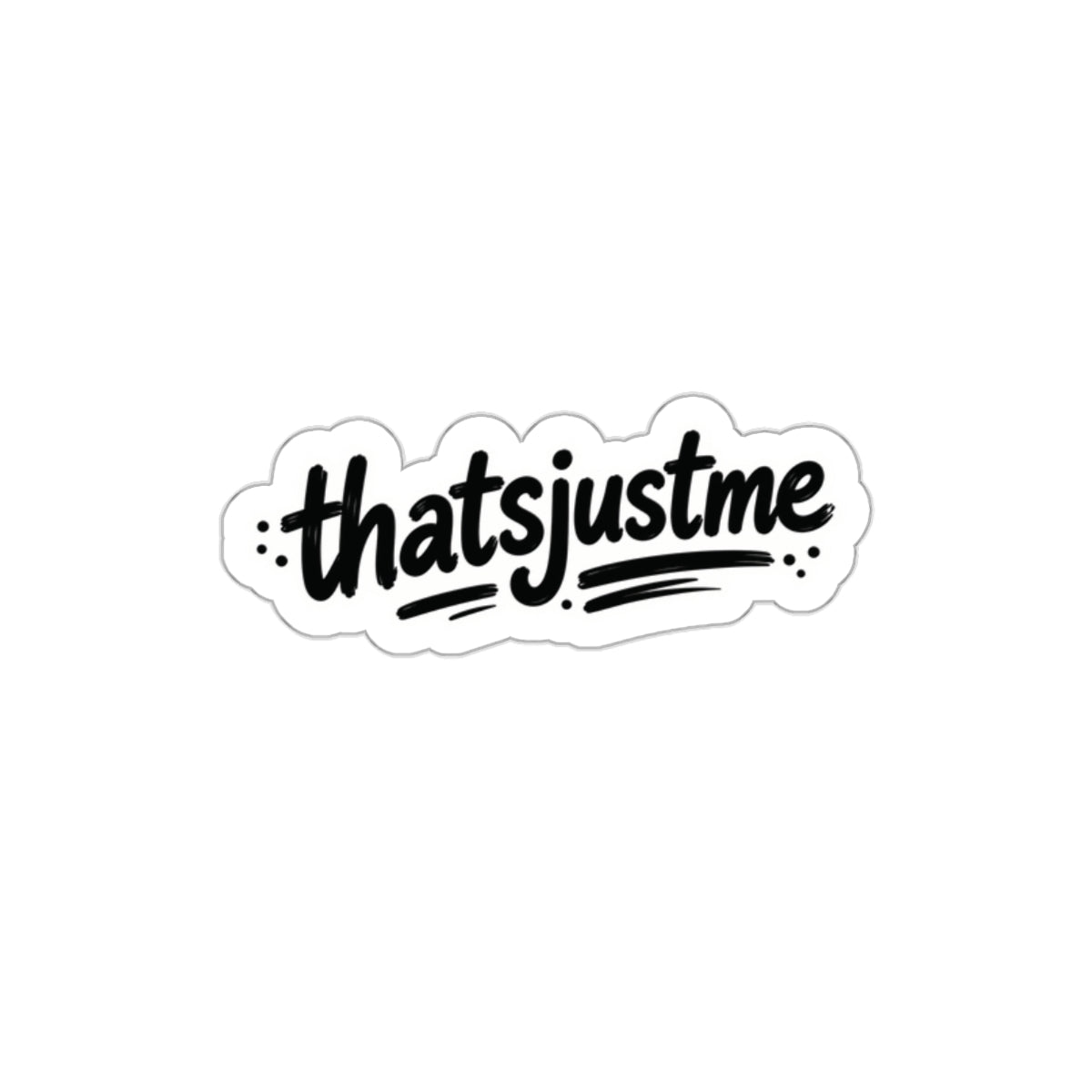 thatsjustme "OG" Text - Die Cut Sticker