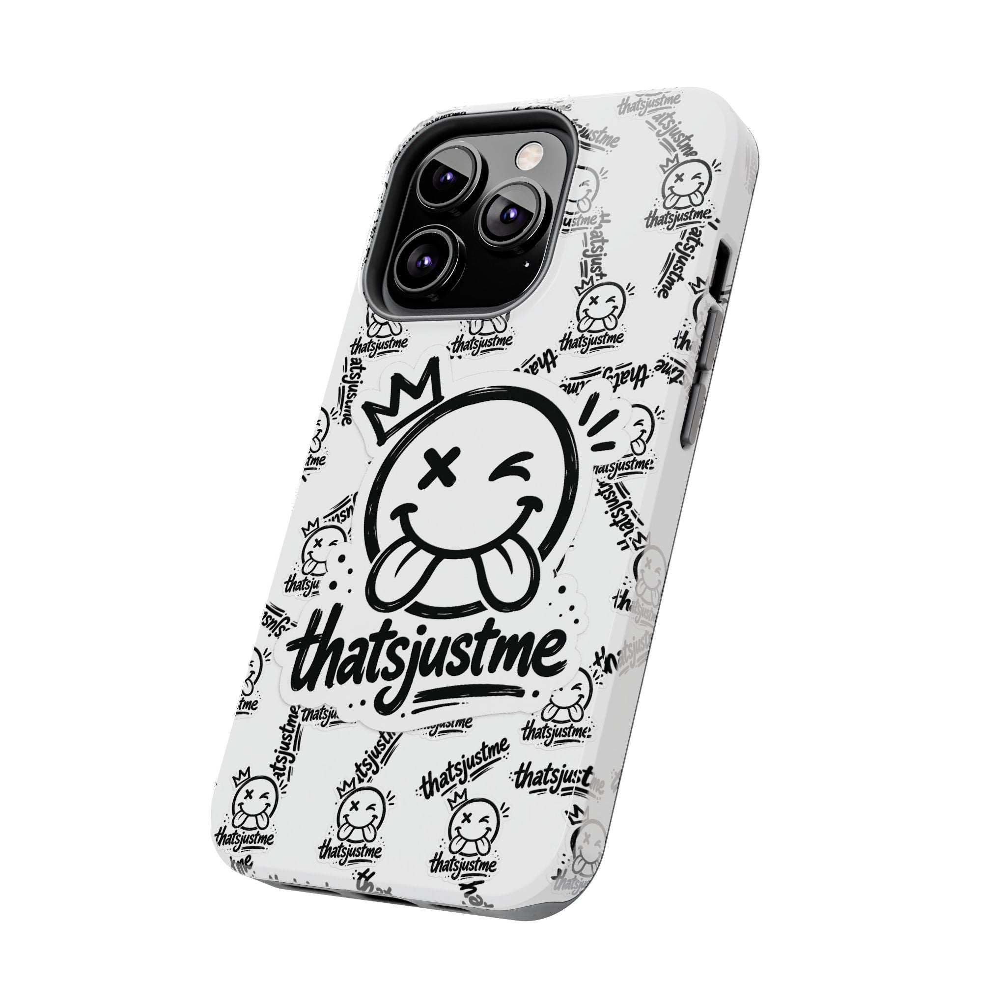thatsjustme "Overload" Tough Phone Case - White