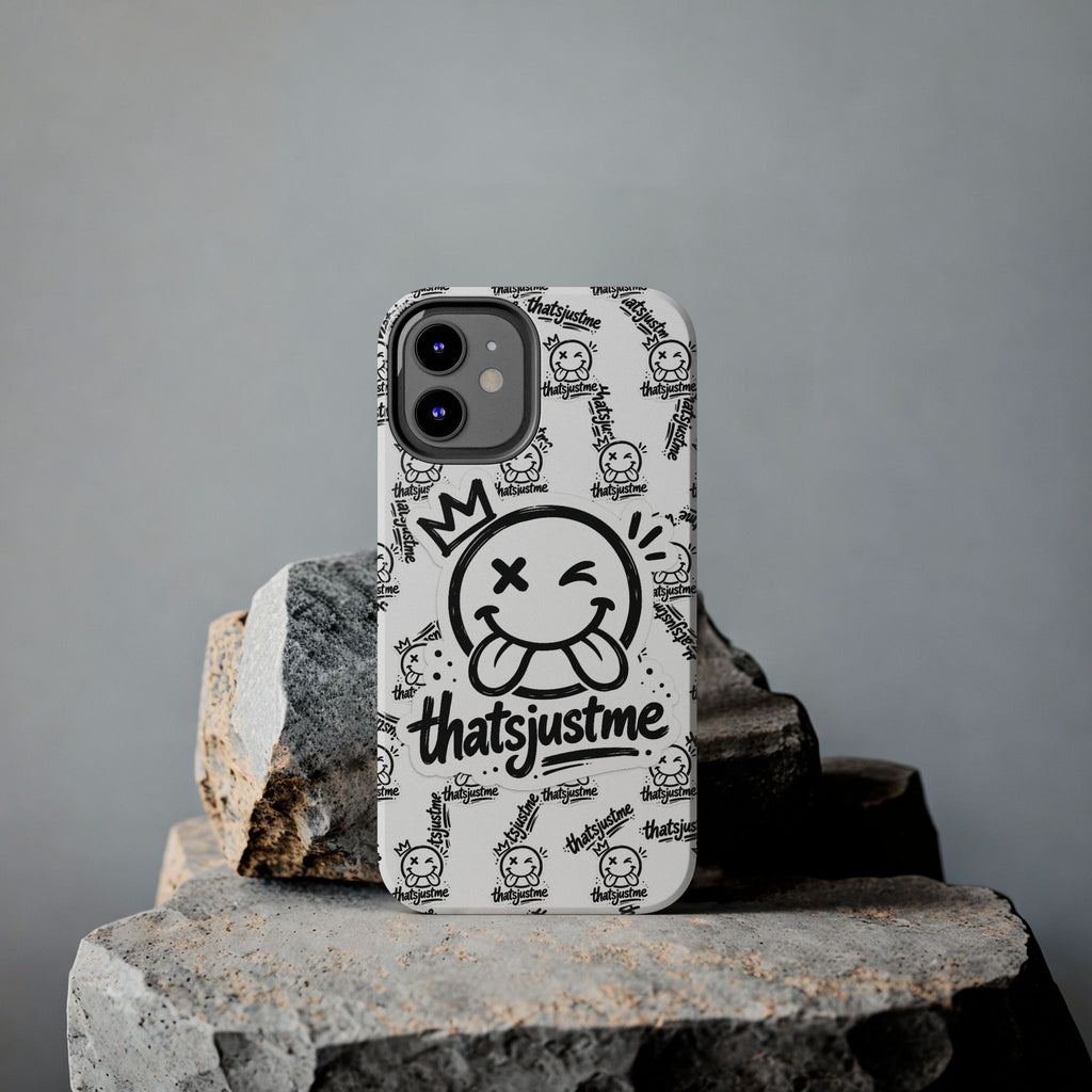 thatsjustme "Overload" Tough Phone Case - White
