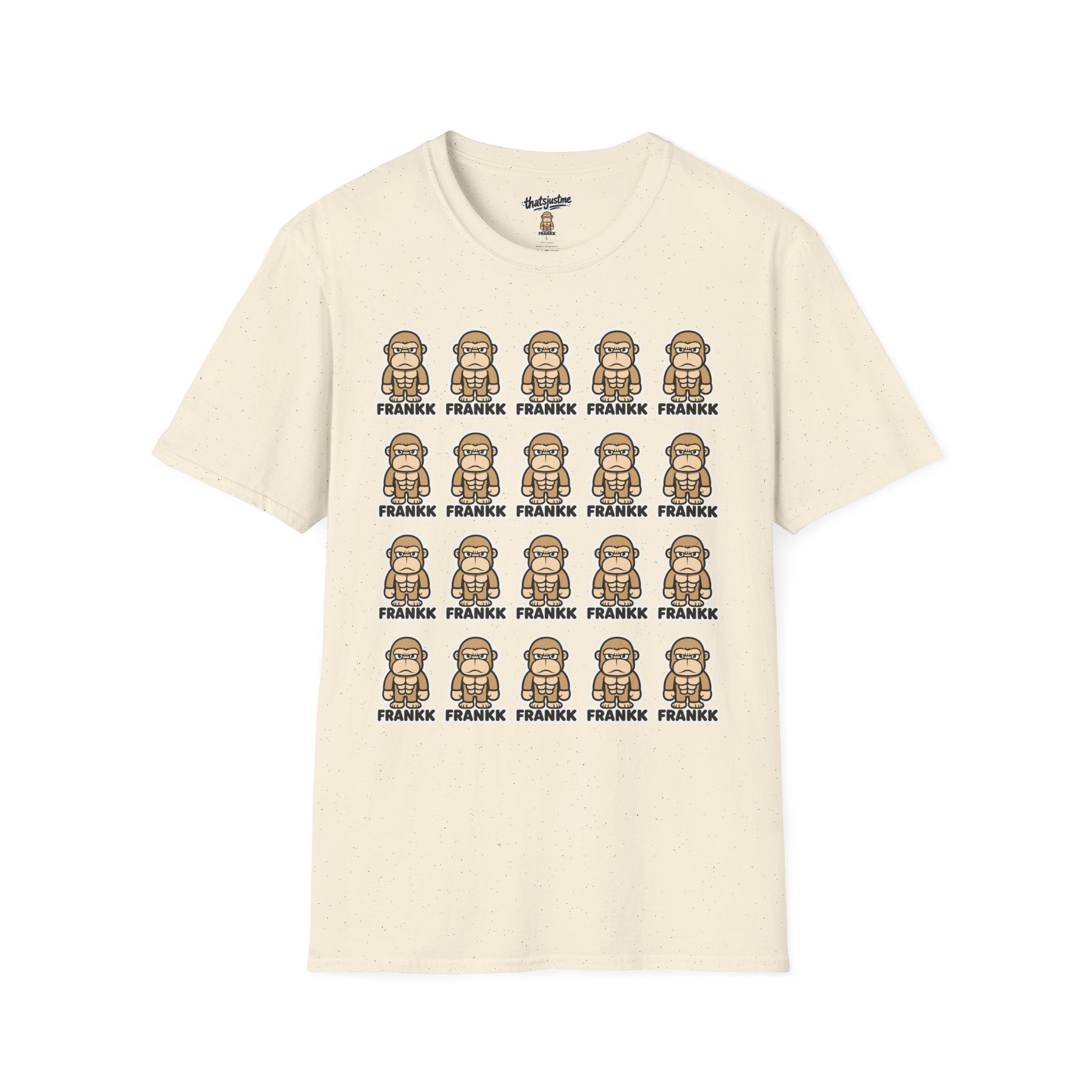FRANKK The Ape Repeated "Essentials" Graphic Tee - Unisex T-Shirt