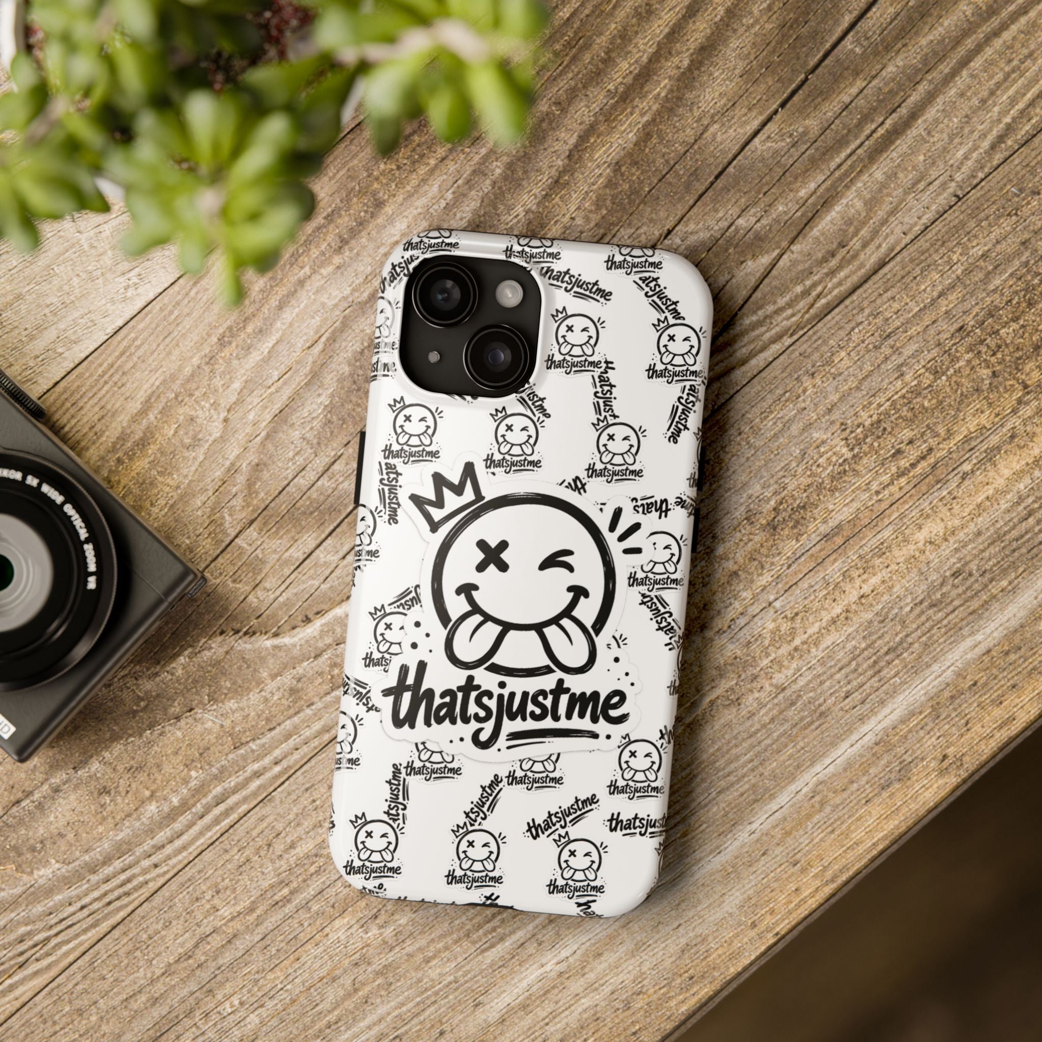 thatsjustme "Overload" Tough Phone Case - White