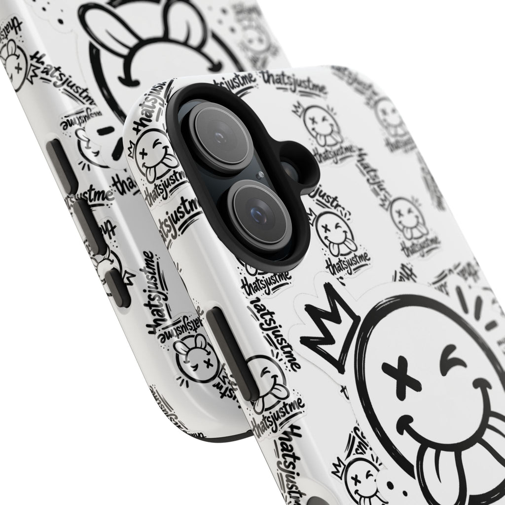 thatsjustme "Overload" Tough Phone Case - White