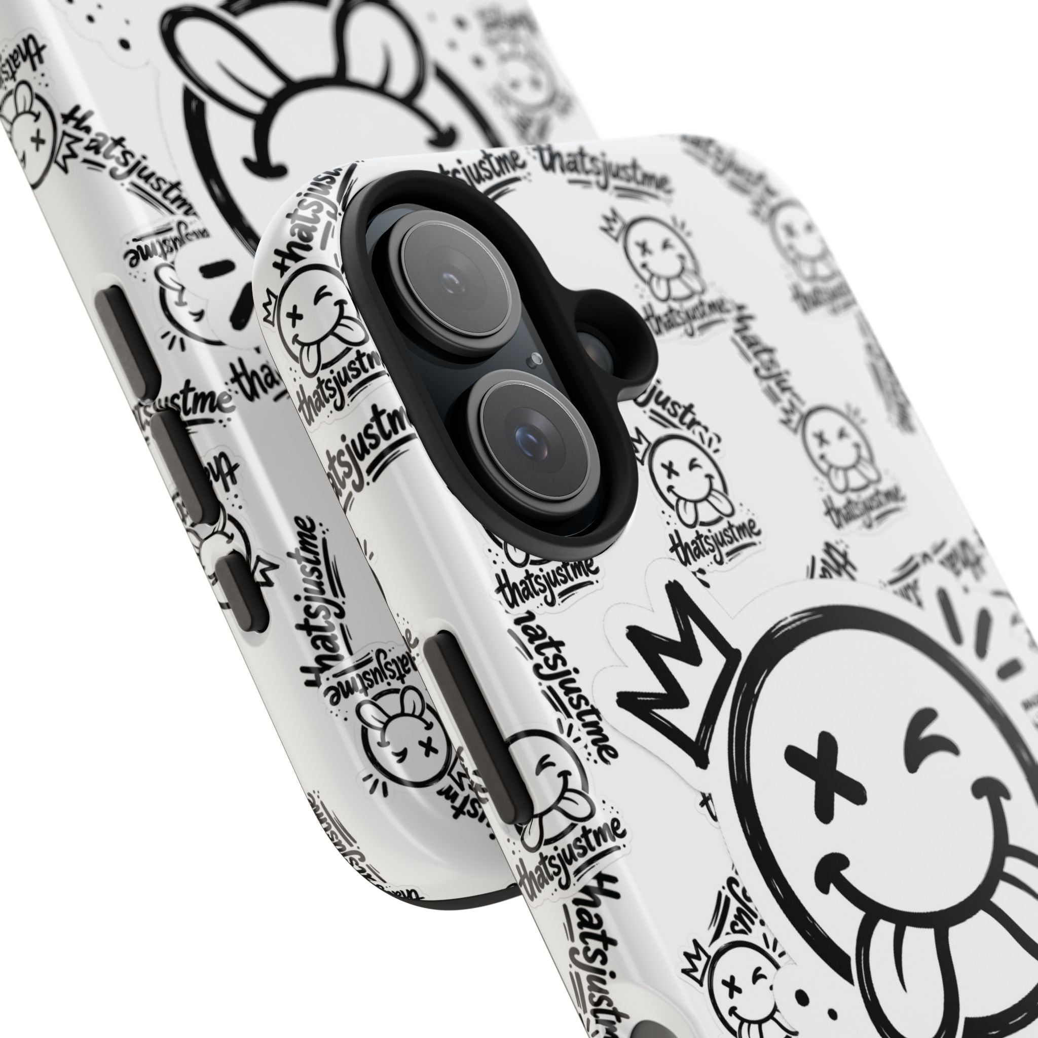 thatsjustme "Overload" Tough Phone Case - White