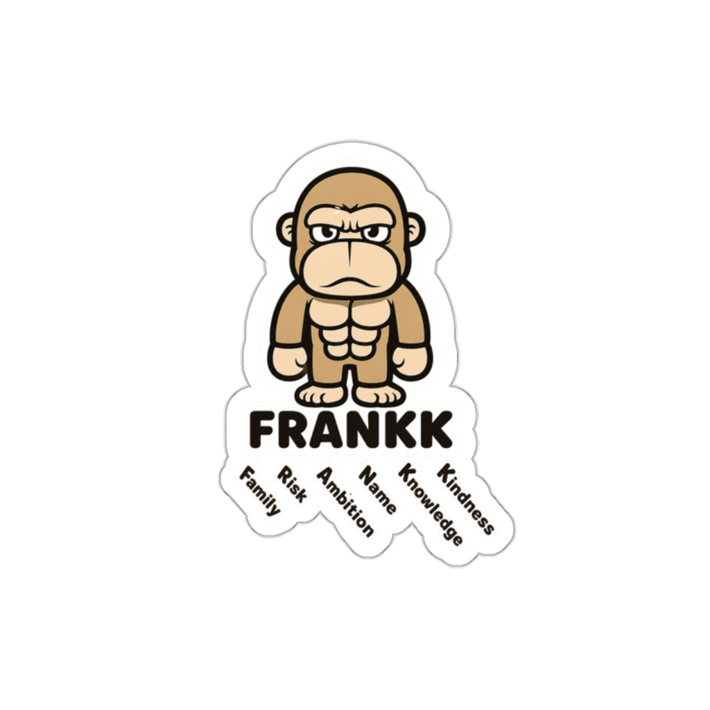 FRANKK The Ape "Acronym" - Die-Cut Sticker