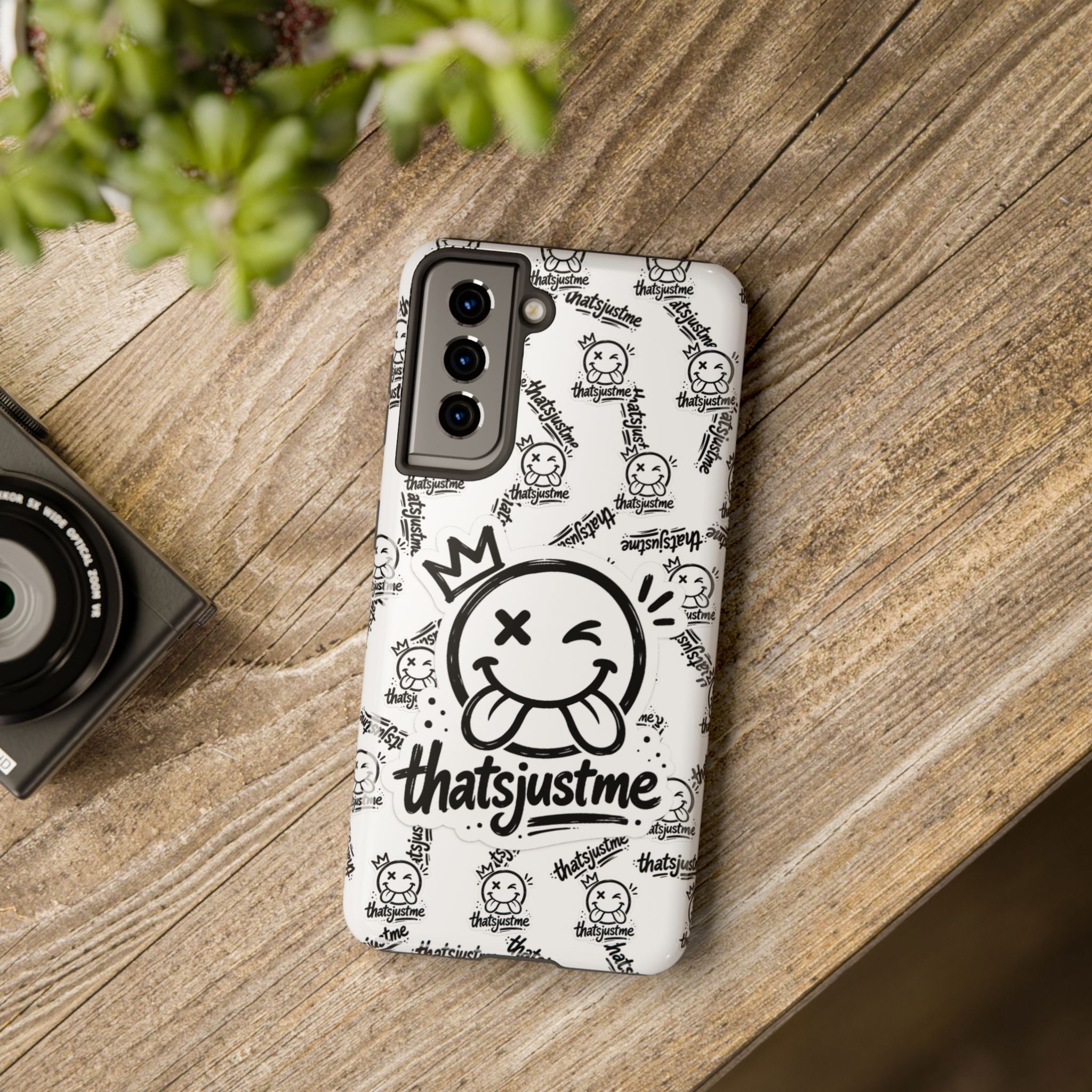 thatsjustme "Overload" Tough Phone Case - White
