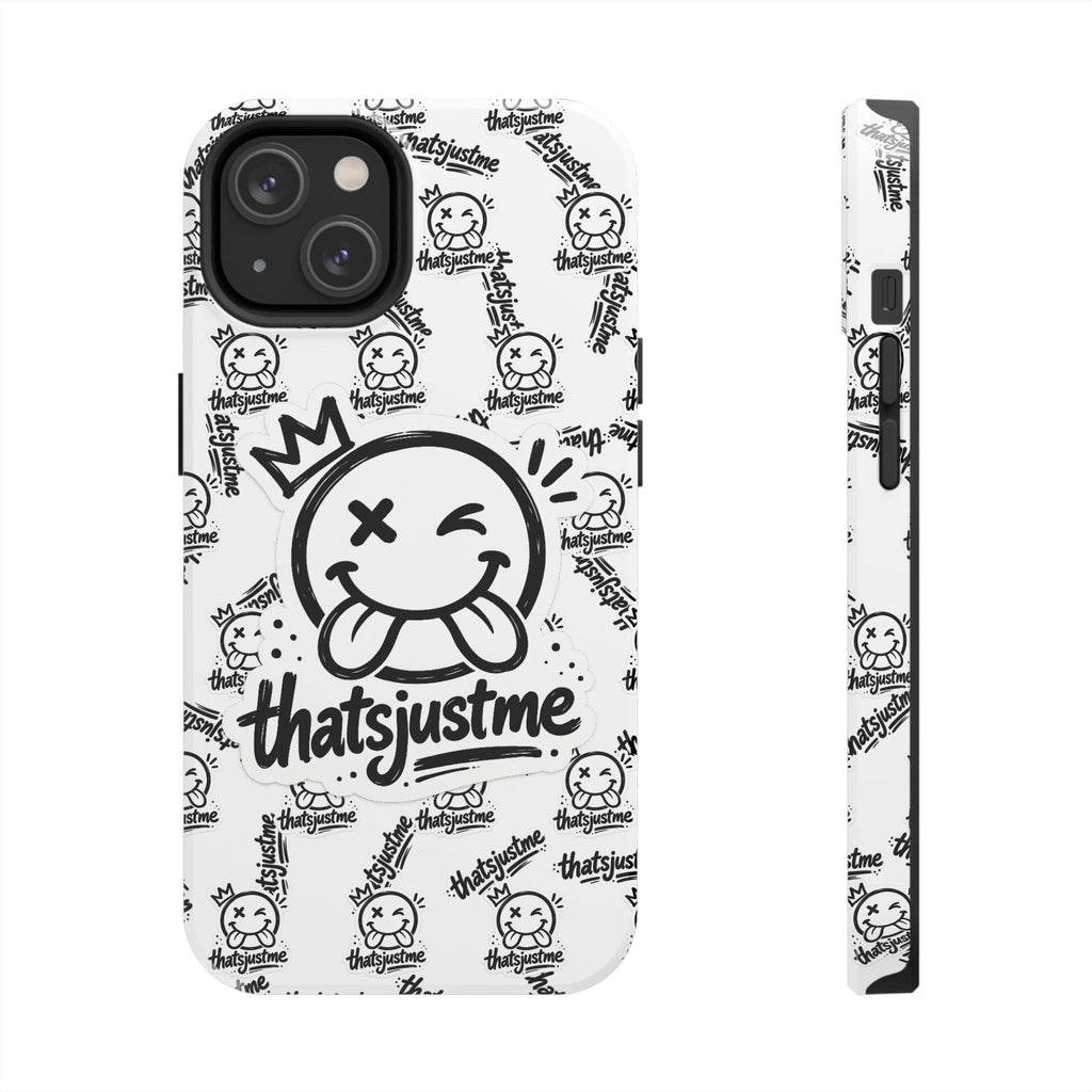 thatsjustme "Overload" Tough Phone Case - White