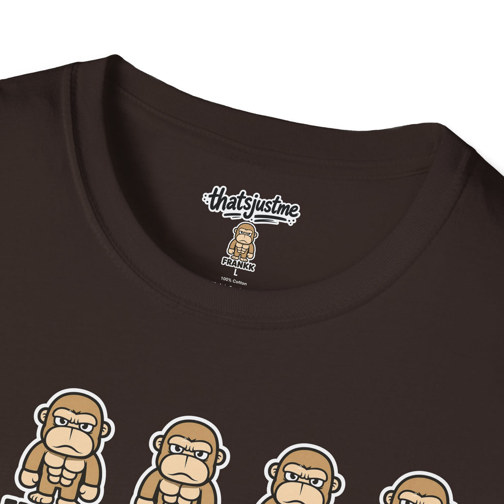 FRANKK The Ape Repeated "Essentials" Graphic Tee - Unisex T-Shirt